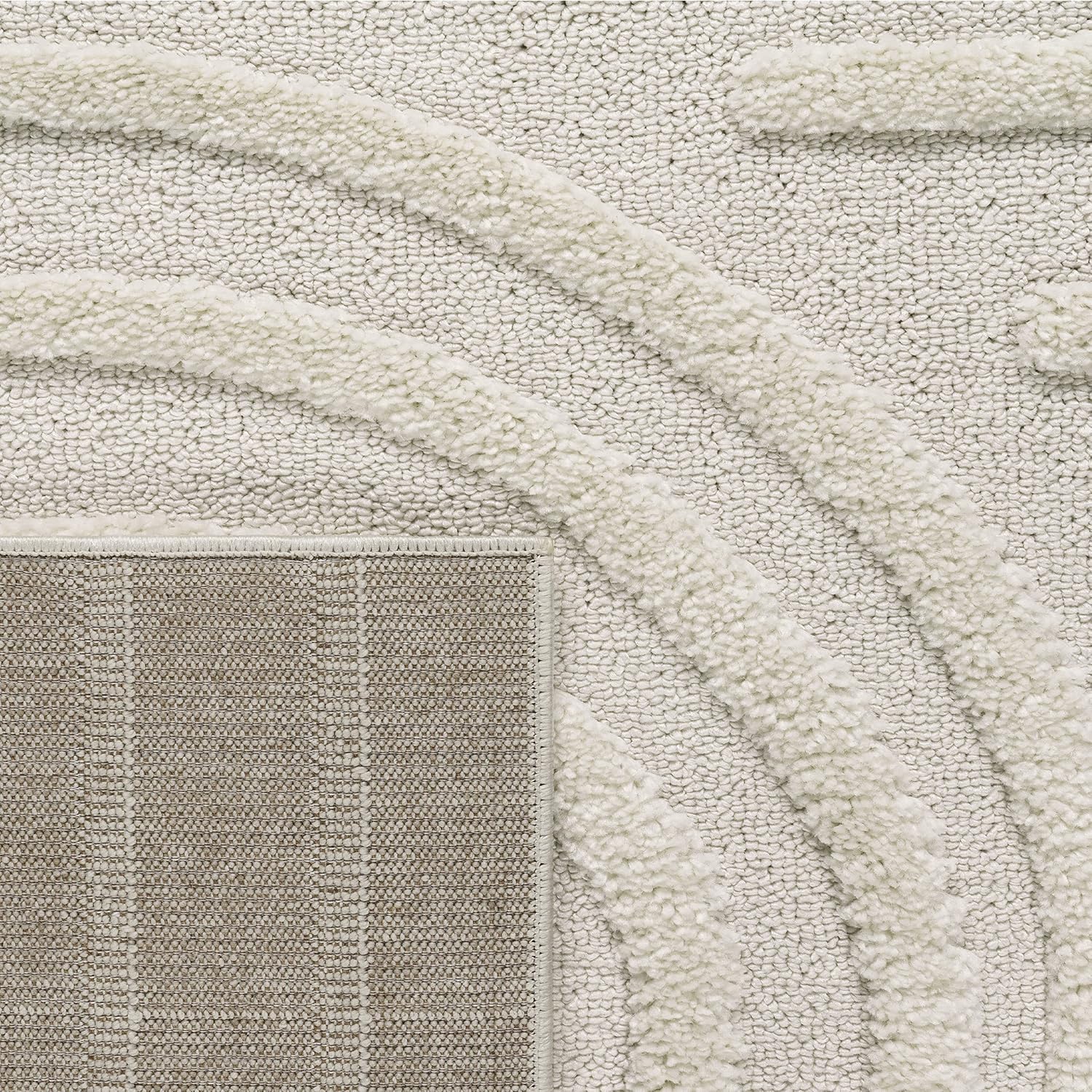 Detalle 2 de Tapis shaggy crème 200x280 cm ⚙