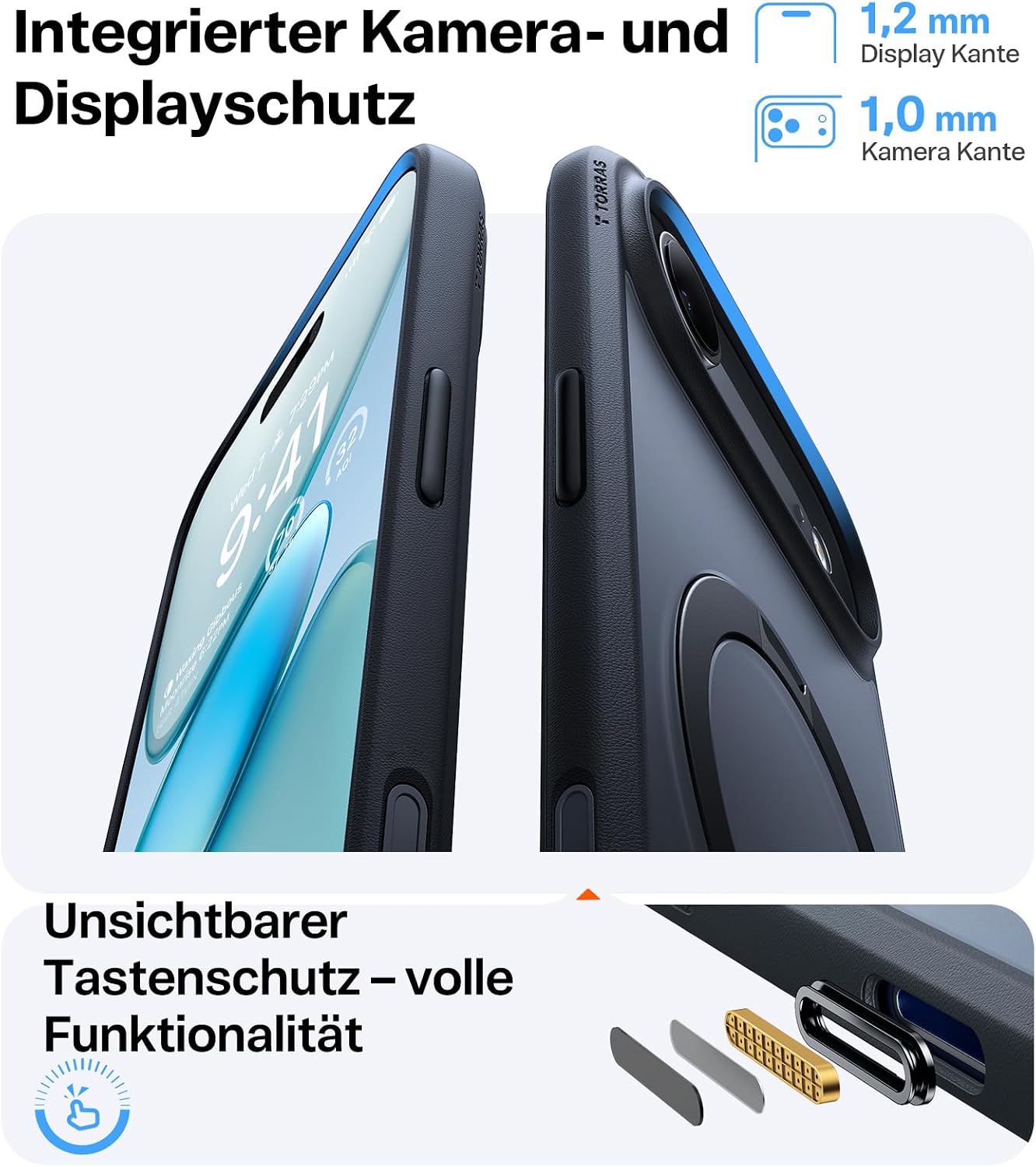 Thumbnail 5 de TORRAS Ostand Q3 Spin iPhone 17 Air Hülle 360°
