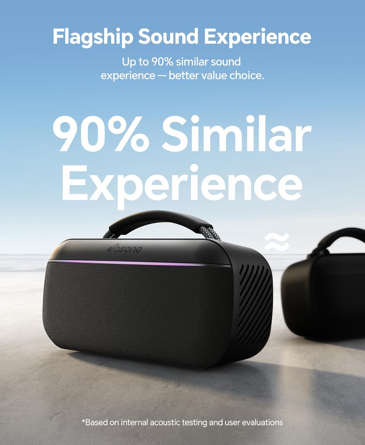 Thumbnail 1 de dbsono Portable Bluetooth Speaker 60W with BassBoost and TWS — Wireless Party Speaker