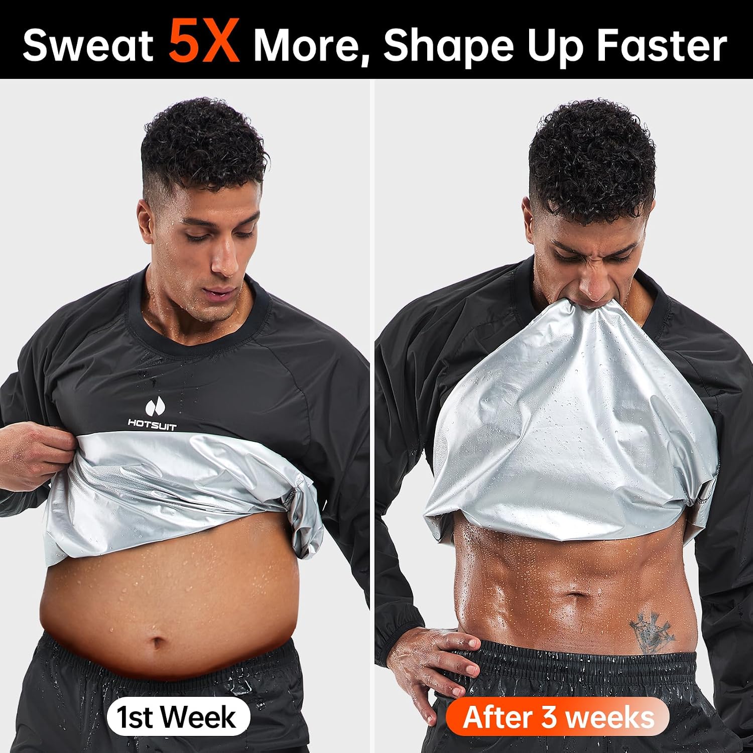 Thumbnail 1 de Hotsuit Sauna Suit Jacket for Workouts
