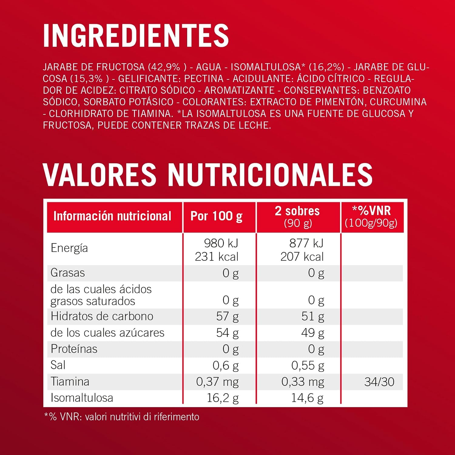 Thumbnail 6 de Enervit Pre Sport Naranja 45g Gel energético