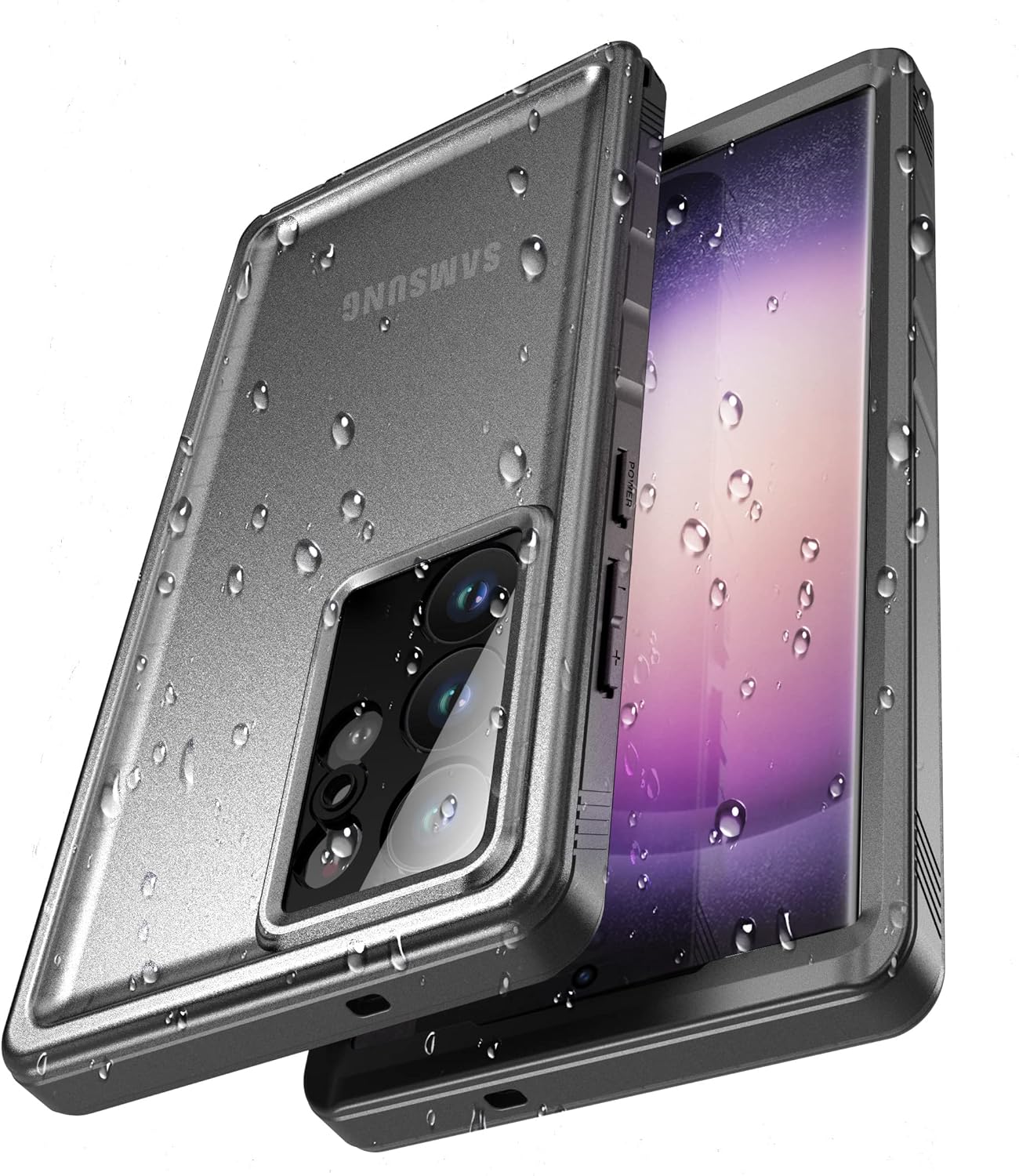 Detalle de Cozycase for Samsung Galaxy S23 Ultra: 360° Waterproof, Shockproof & Screen-Camera Protection