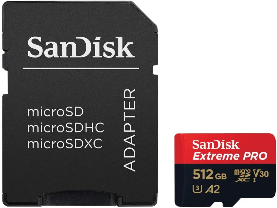 Detalle de SanDisk 512GB Extreme PRO microSDXC card