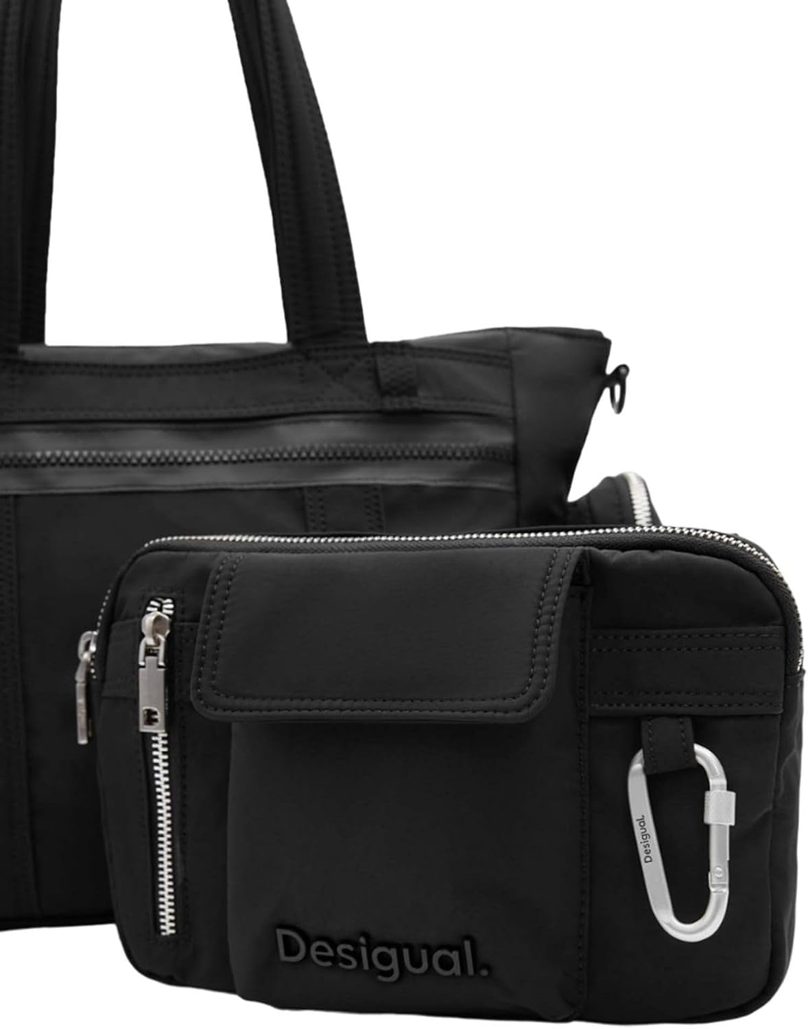 Thumbnail 3 de Desigual Nylon-Handtasche für Damen – Vielseitige Freizeitbag mit vielen Fächern