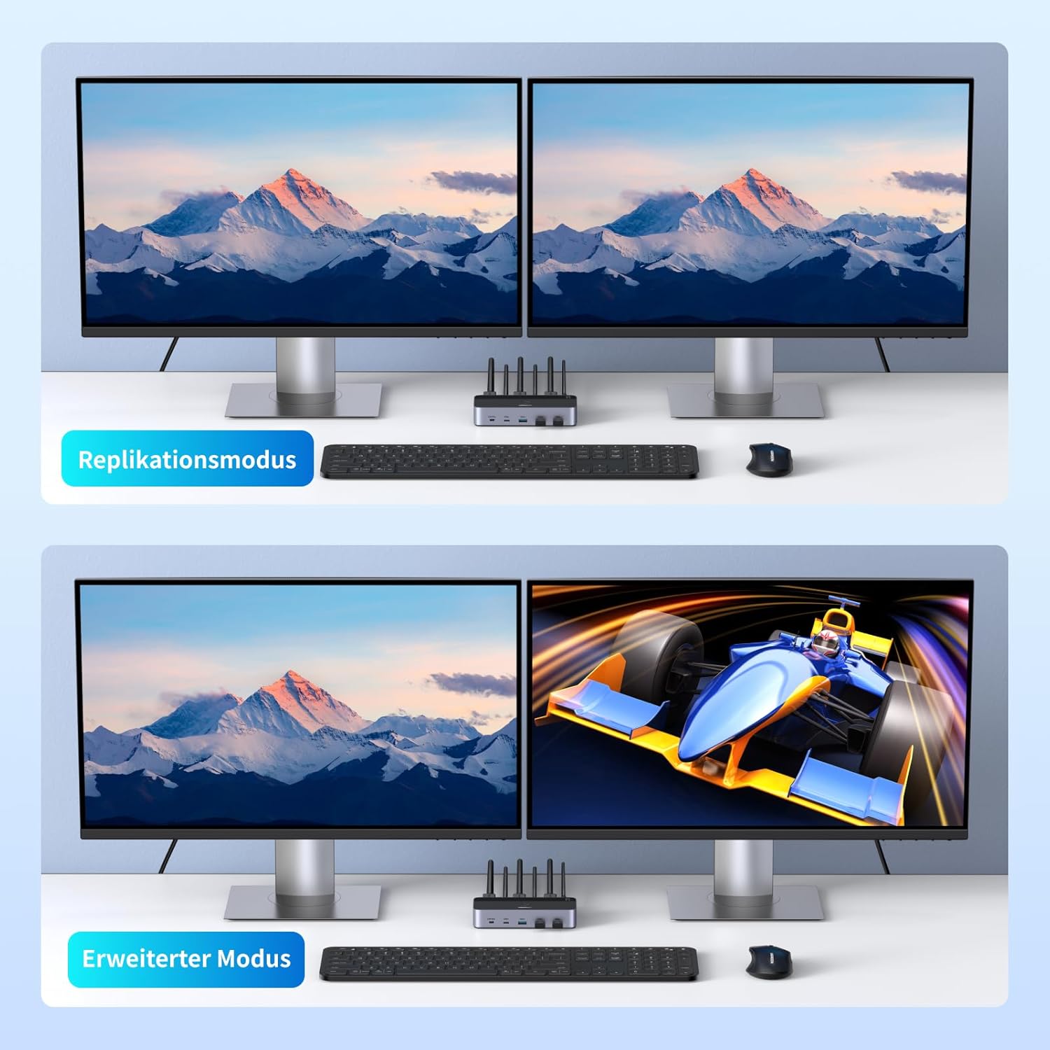 Thumbnail 4 de UGREEN HDMI KVM Switch 2‑Port 4K60Hz für 2 PCs 🖥