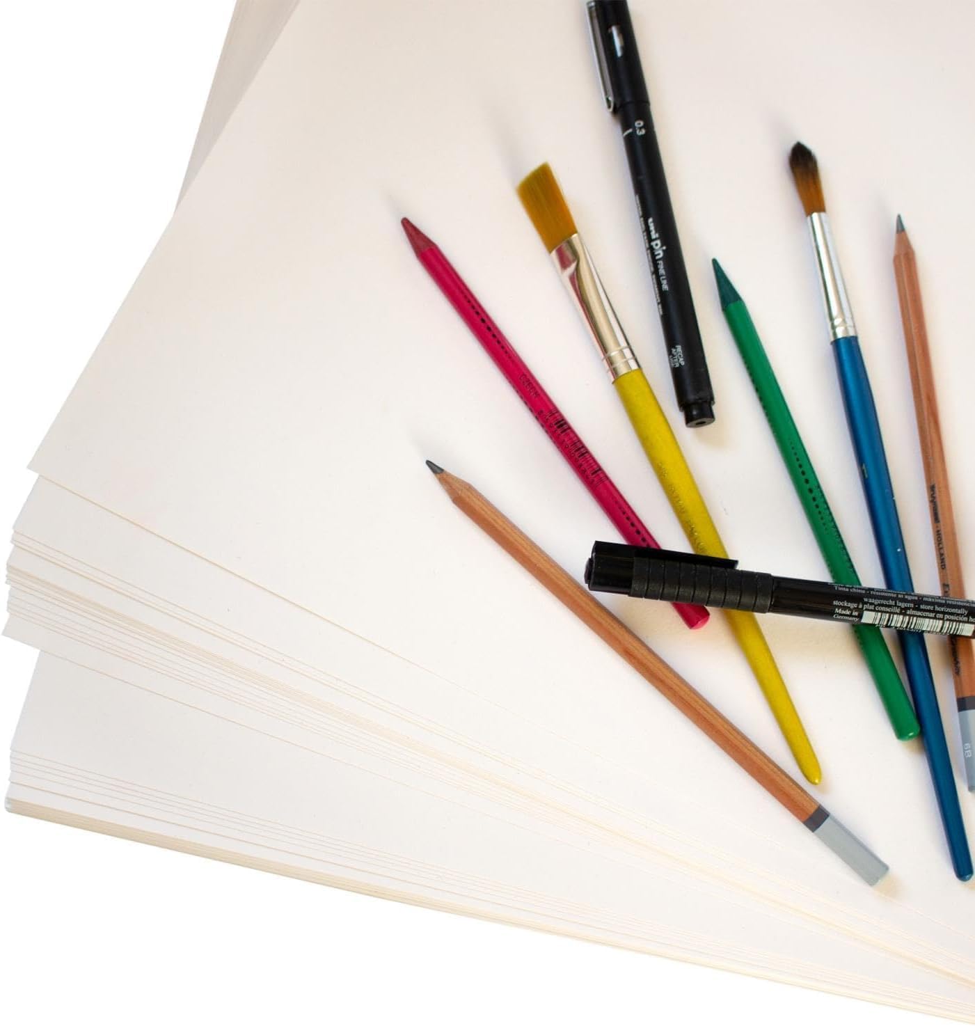 Detalle de Artway Studio Multi Art, bezkwasowy papier A2 do technik mieszanych, 240 g/m², 50 arkuszy