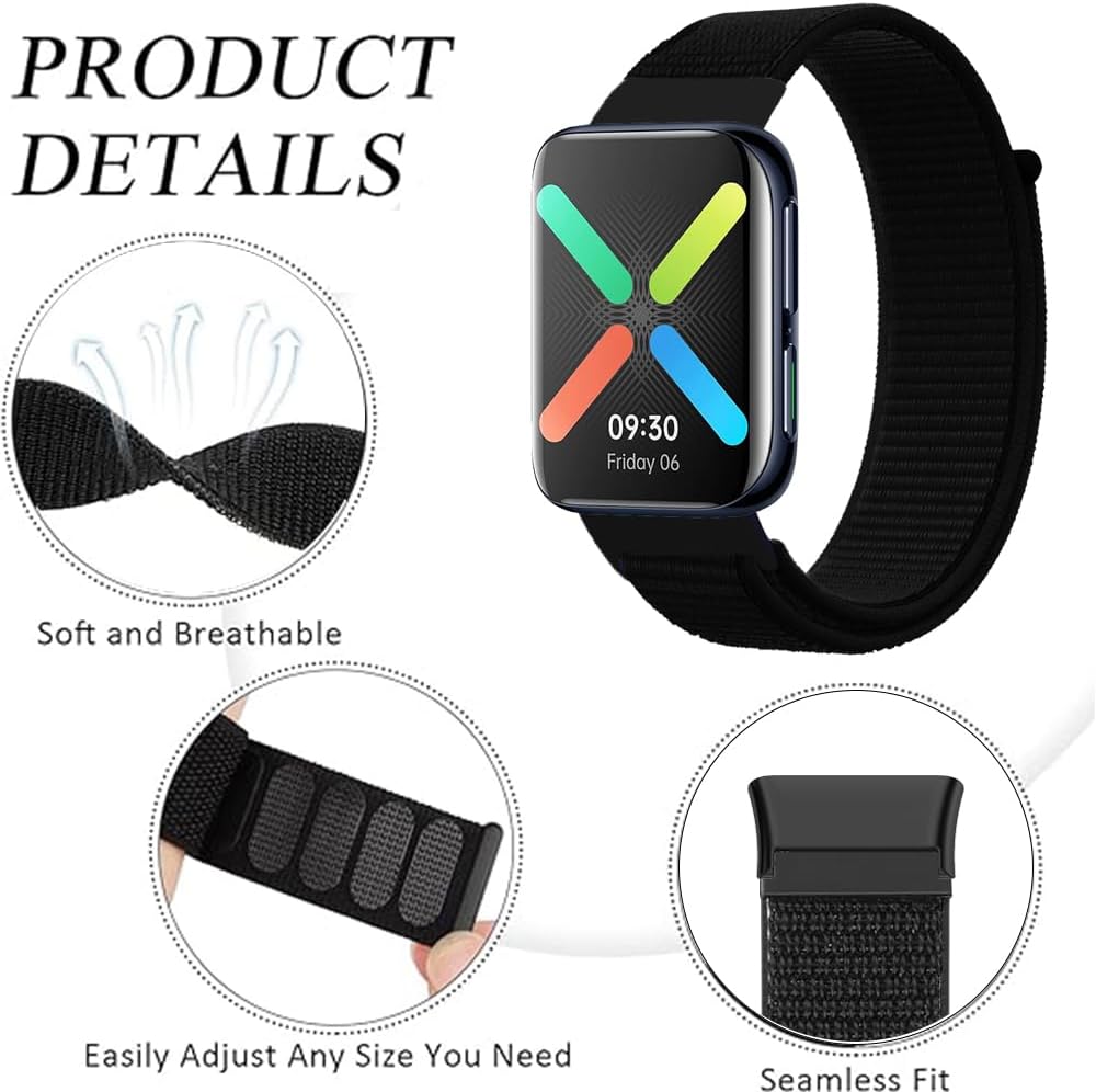 Thumbnail 2 de FYISWHO Breathable Watch Strap for OPPO 46mm