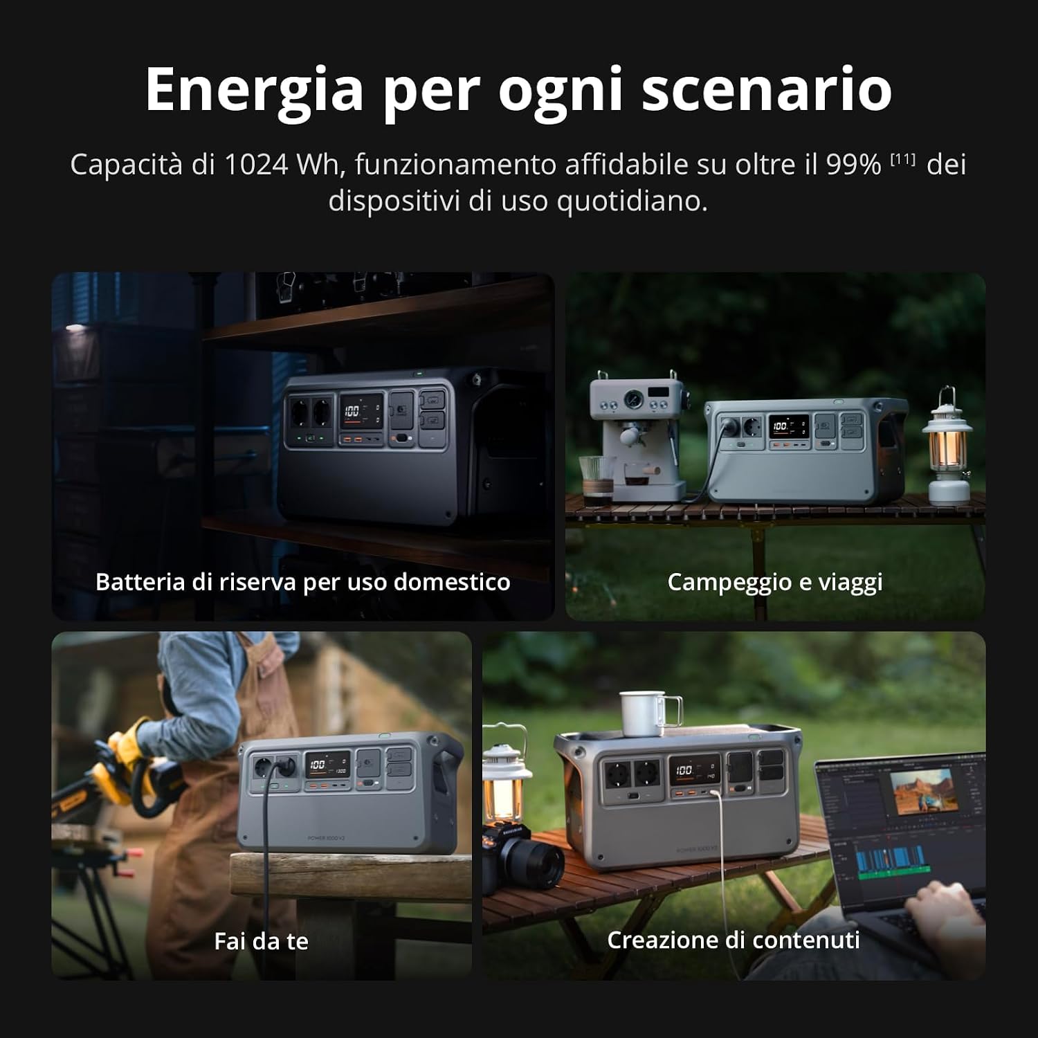 Thumbnail 6 de DJI Power 1000 V2 1024Wh generatore portatile ⚡📦📱📷📺🔋📟📻📡📡📡📡📡📡📡📡📡📡