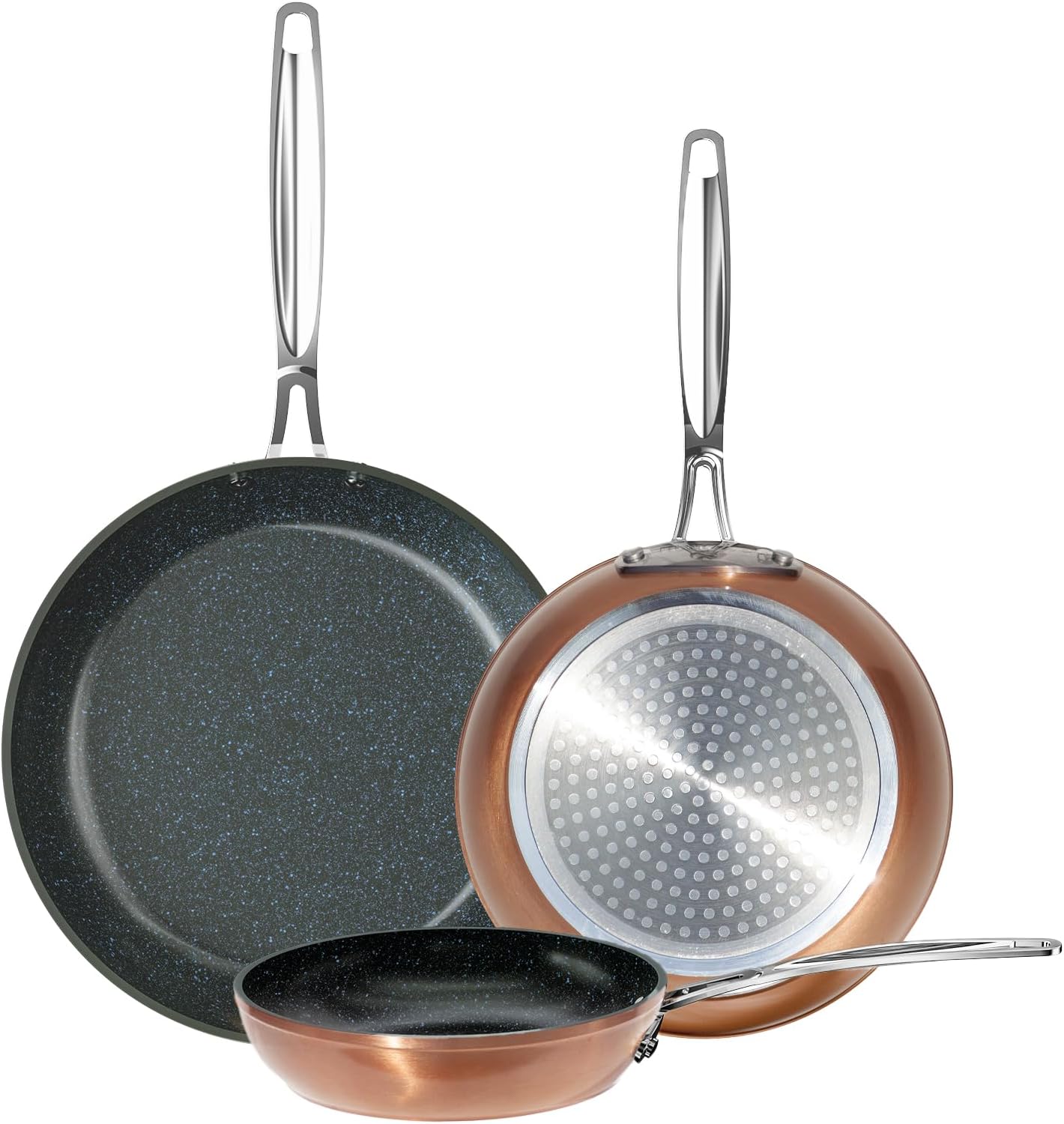 Detalle de Nuwave 3-Piece Frying Pan Set 8”–12”
