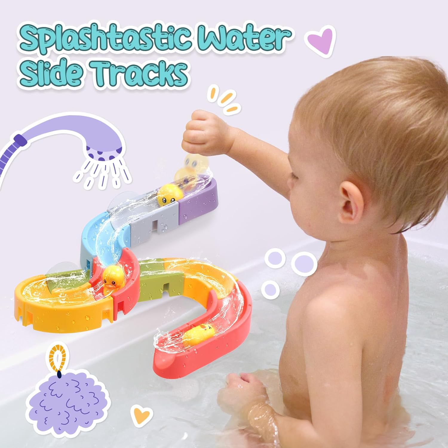 Thumbnail 2 de cute stone Baby Bath Toys with Slide