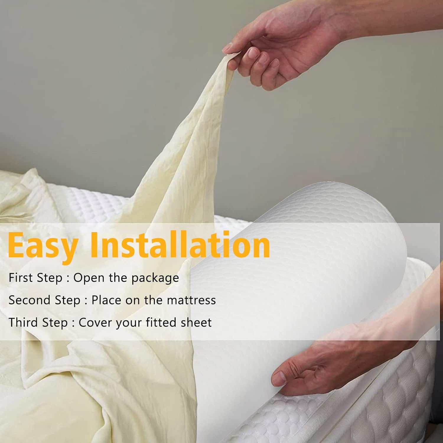 Thumbnail 4 de YIHATA 2in1 Toddler Bed Guard (Detachable Foldable Foam Bed Rail) – portable bed bumper