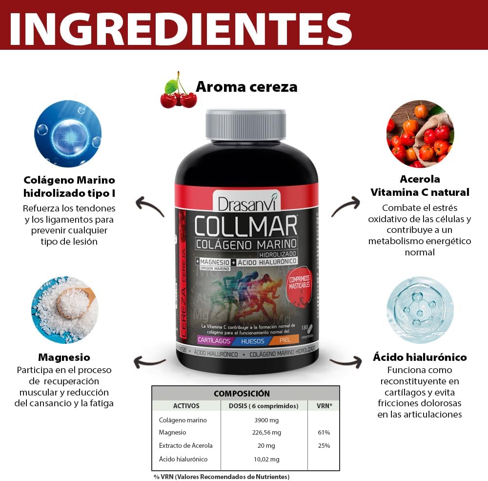 Thumbnail 3 de DRASANVI COLLMAR 180 comprimidos masticables