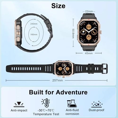 Thumbnail 7 de Reloj Inteligente Jugeman para Hombre con GPS y 110+ Modos Deportivos