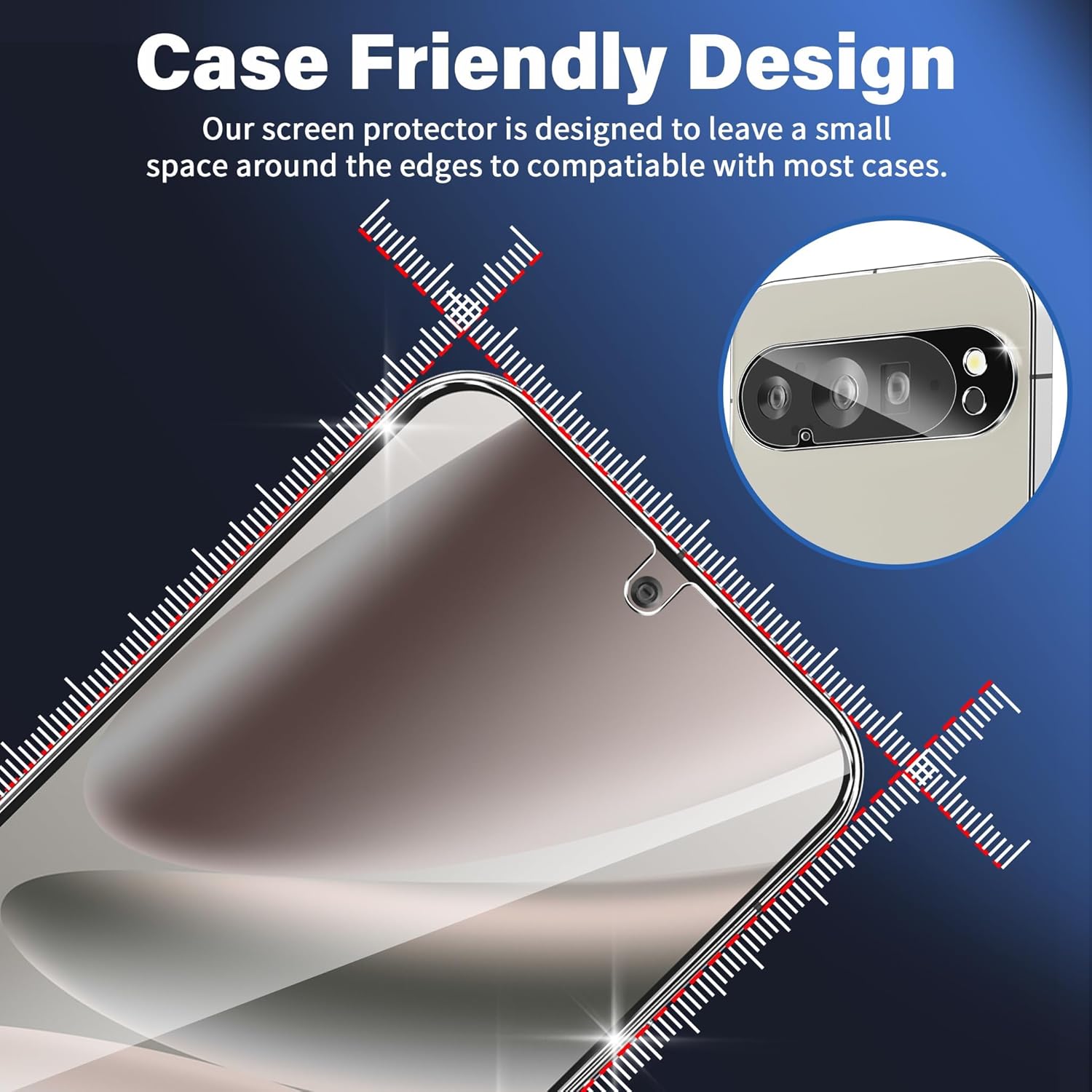 Thumbnail 5 de Letosan Pixel 10 Pro tempered glass 6.3 in