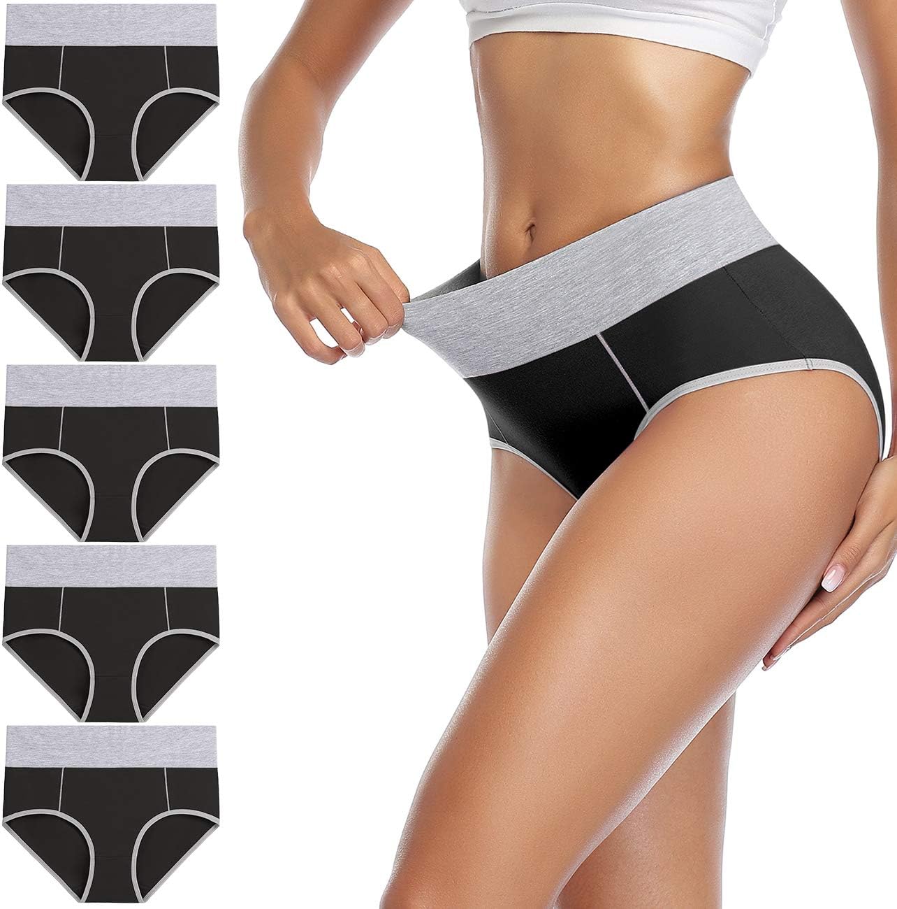 Thumbnail 6 de wirarpa Bragas talle alto 5 Pack