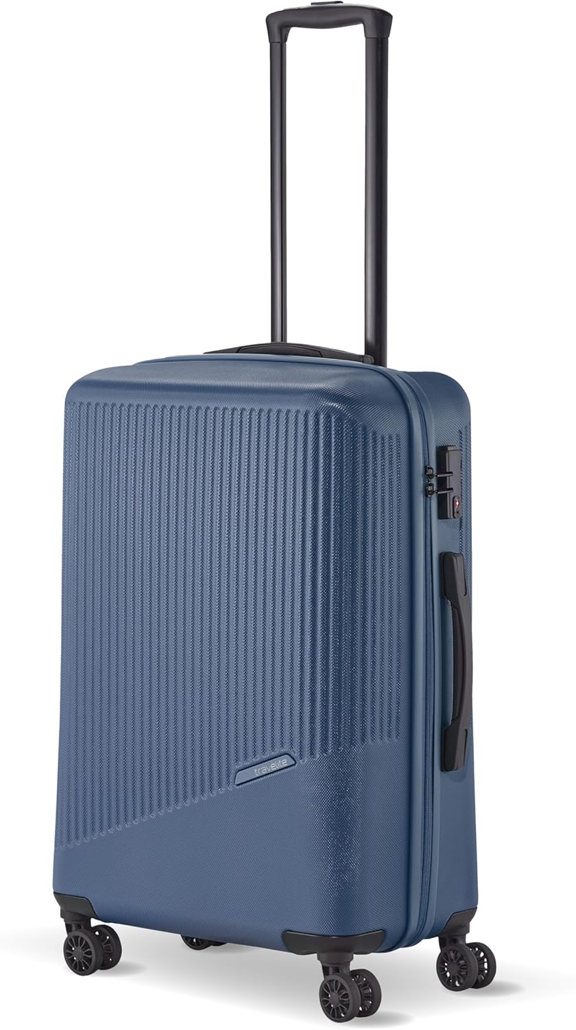Detalle de Travelite Bali Hartschalen-Trolley mit TSA-Schloss, 4 Rollen – mittelgroßer Koffer (65 Liter), 67 cm