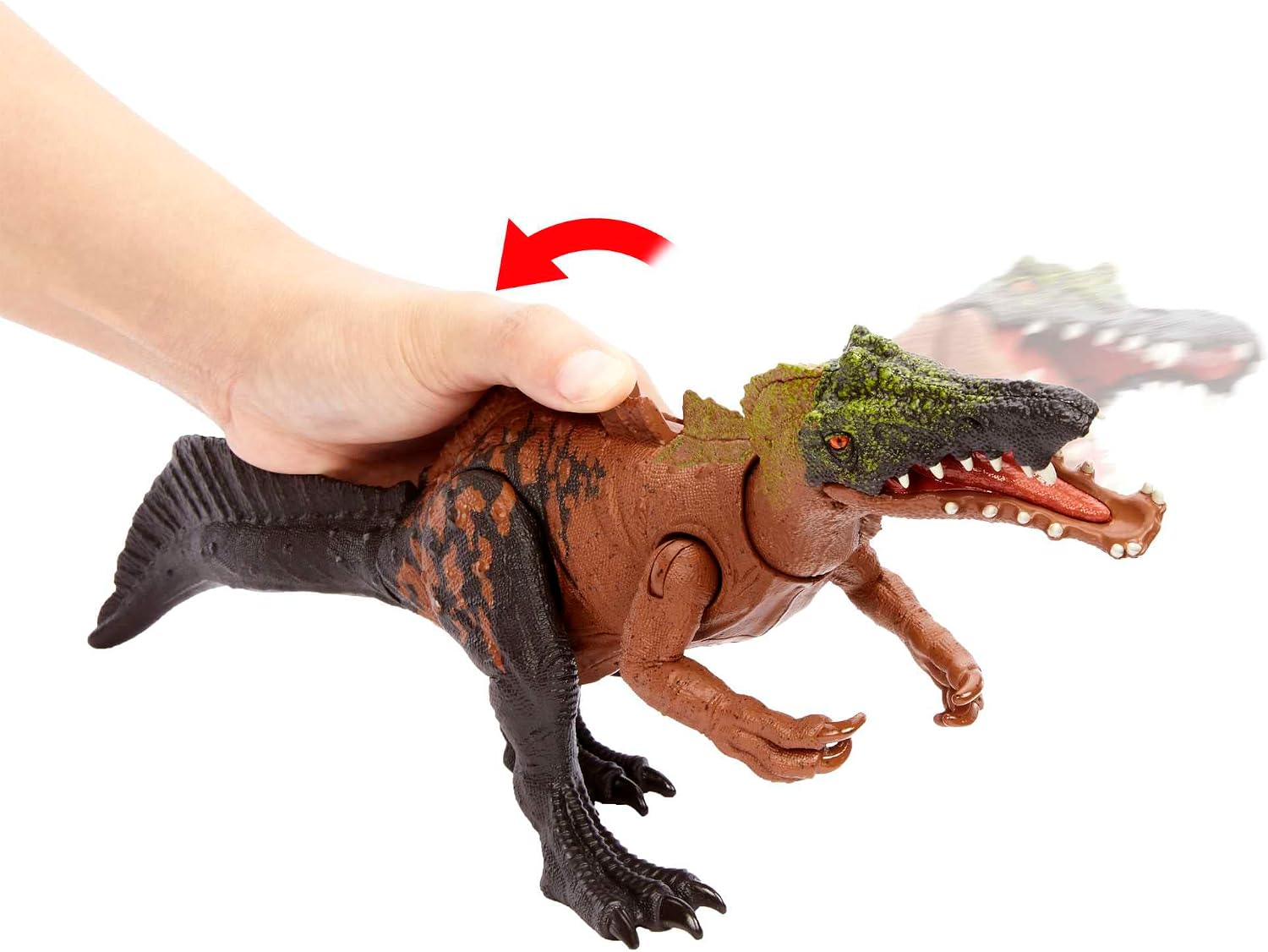 Detalle 2 de Mattel Jurassic World Rugido Salvaje Irritator Dinosaurio Sonidos 🦖