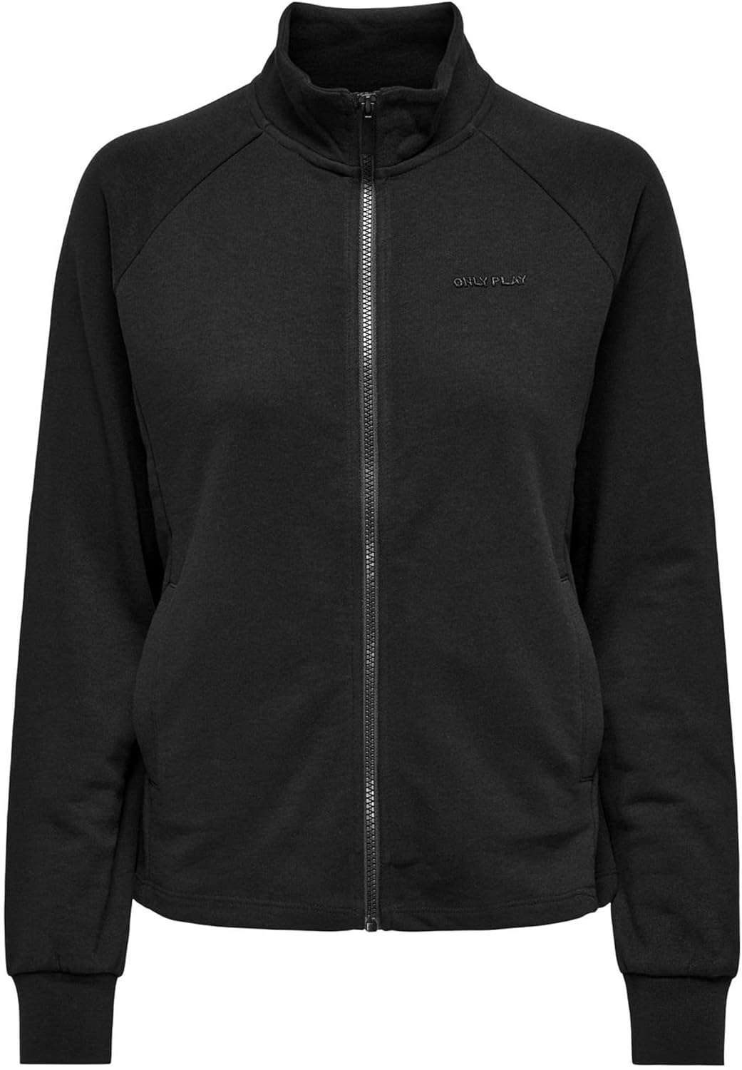 Detalle de Only Play Womens Onpmelina LS Hn Zip SWT Noos Sweatshirt Jacket, Black