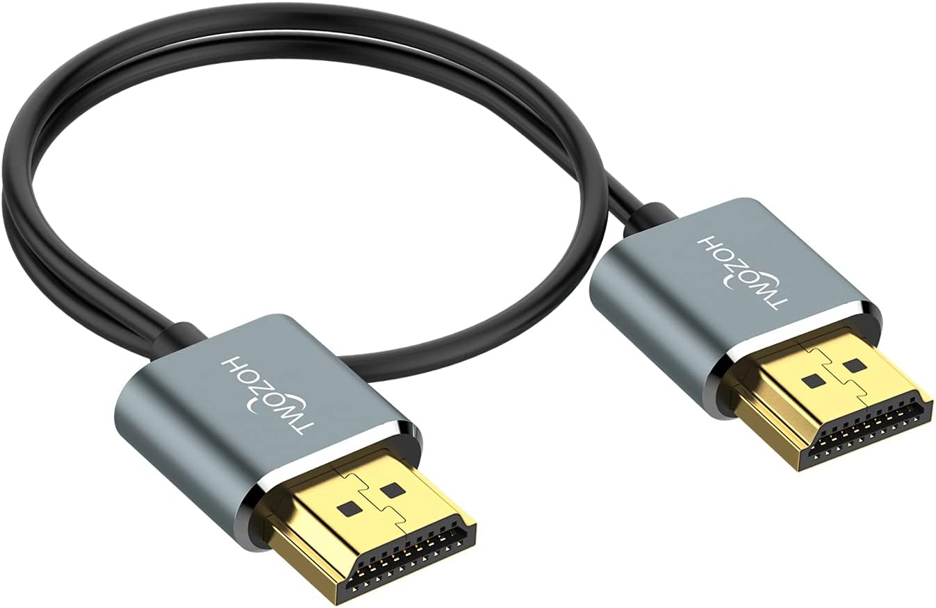 Thumbnail 6 de Twozoh Ultra Thin HDMI Cable 1.5M – Ultra Slim HDMI 2.0 Lead for 4K/60Hz