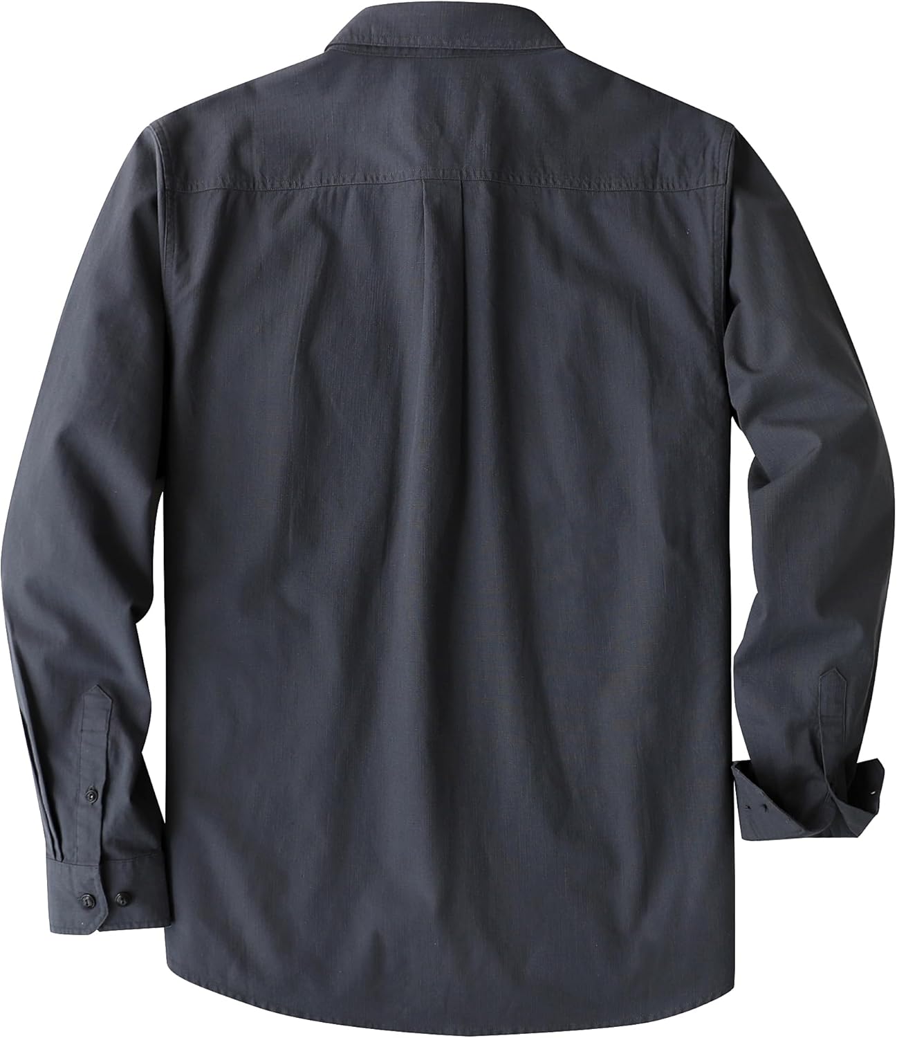 Detalle de Dubinik Camicia Uomo Chambray Lavoro Cotone Manica Lunga con Due Tasche