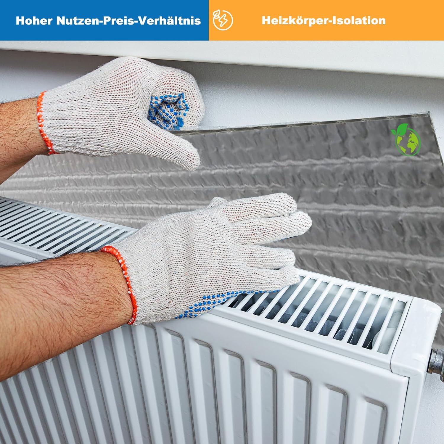 Thumbnail 3 de Dripex Isolierfolie Dämmfolie 0,6x10 m – Doppelte Alu-Luftpolsterfolie 3–4 mm (Reflexionsfolie)