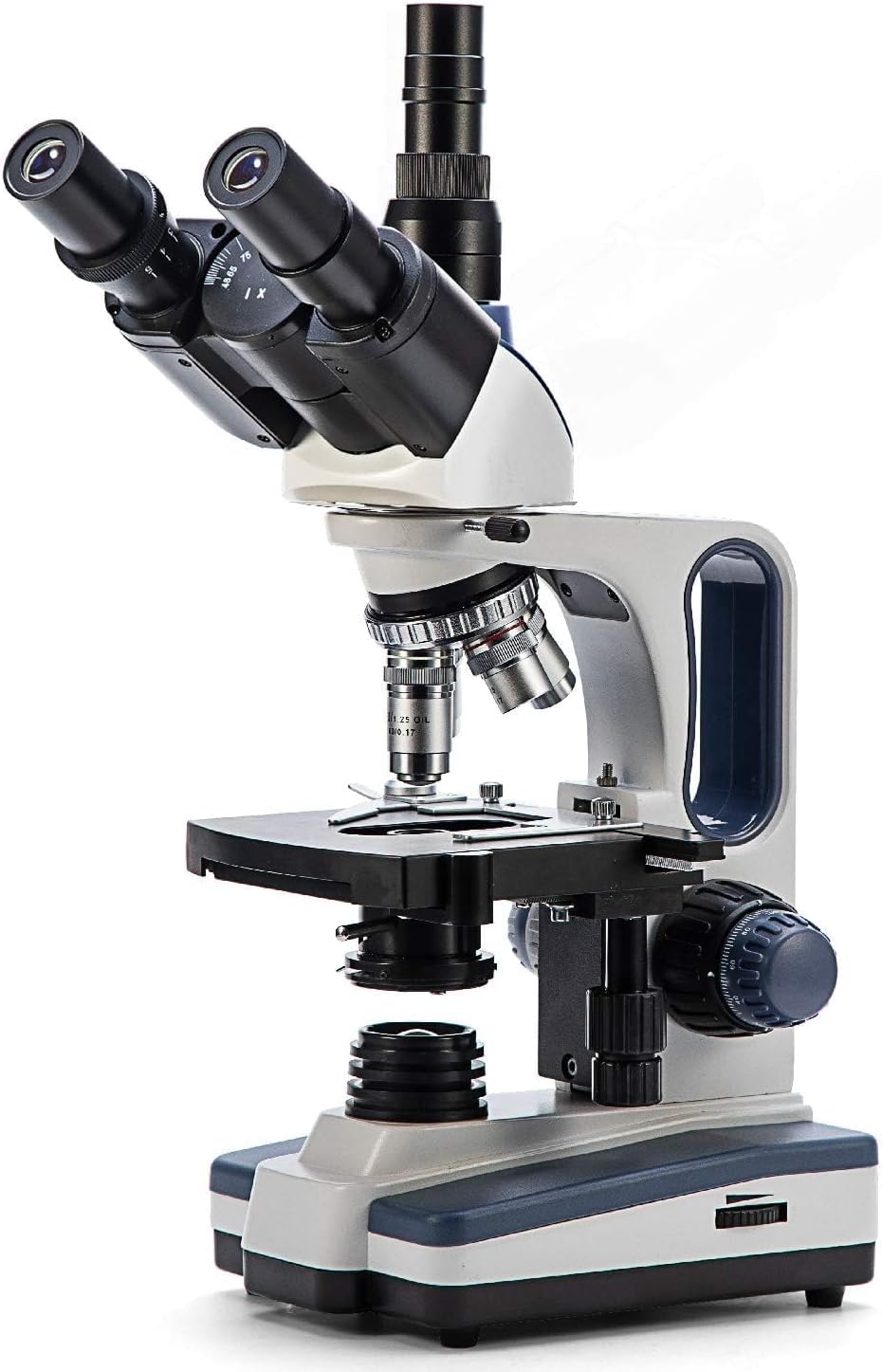 Detalle de SWIFT SW350T Compound Trinocular Microscope – Research-Grade, 40X–2500X