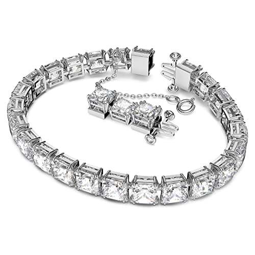 Detalle 2 de Swarovski Pulsera Millenia blanca pequeña, talla cuadrada 💍