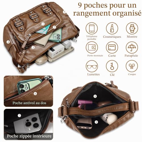Detalle de Mabecol sac bandoulière en PU