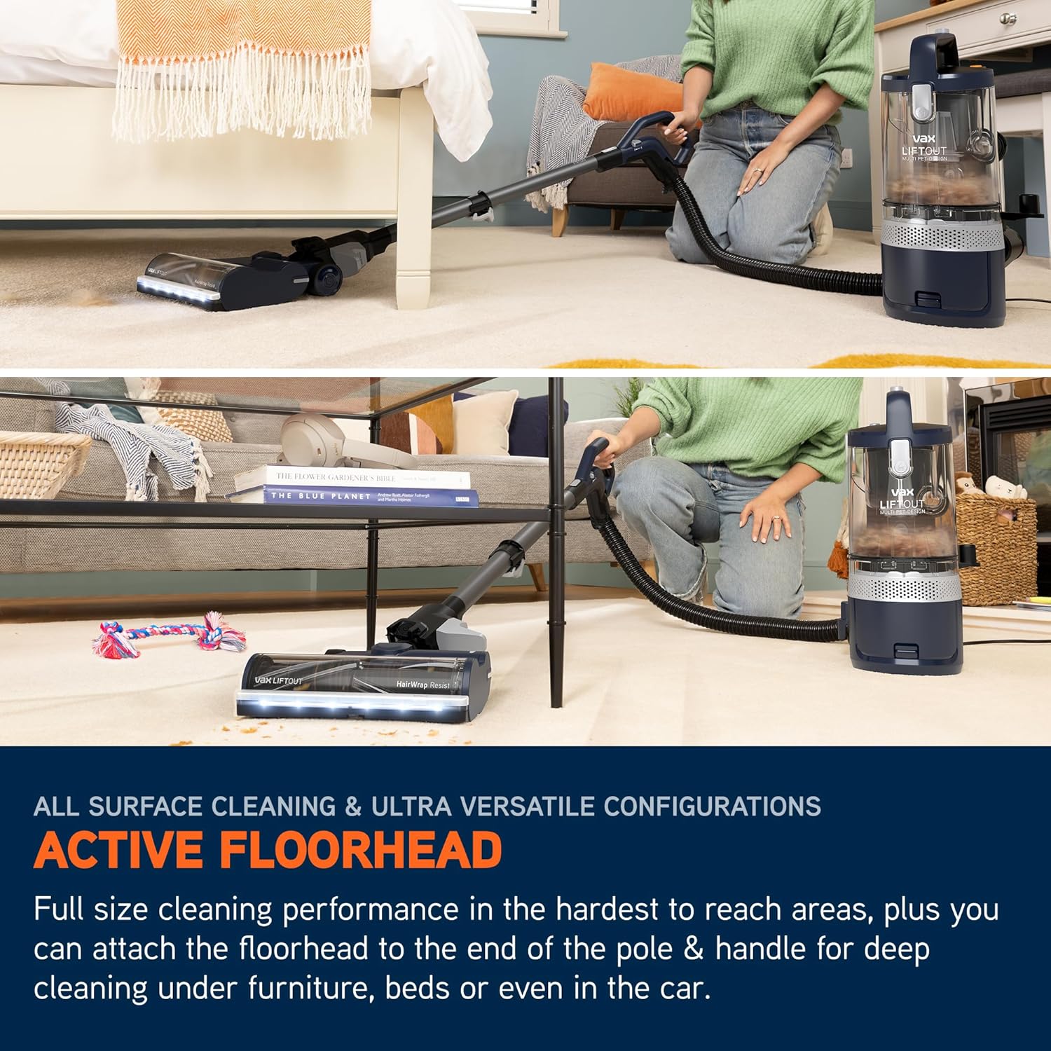 Thumbnail 3 de Vax LiftOut Multi Pet-Design Corded Upright Bagless Vacuum Cleaner (CDUP-LOPA) with Lift-Out Canister