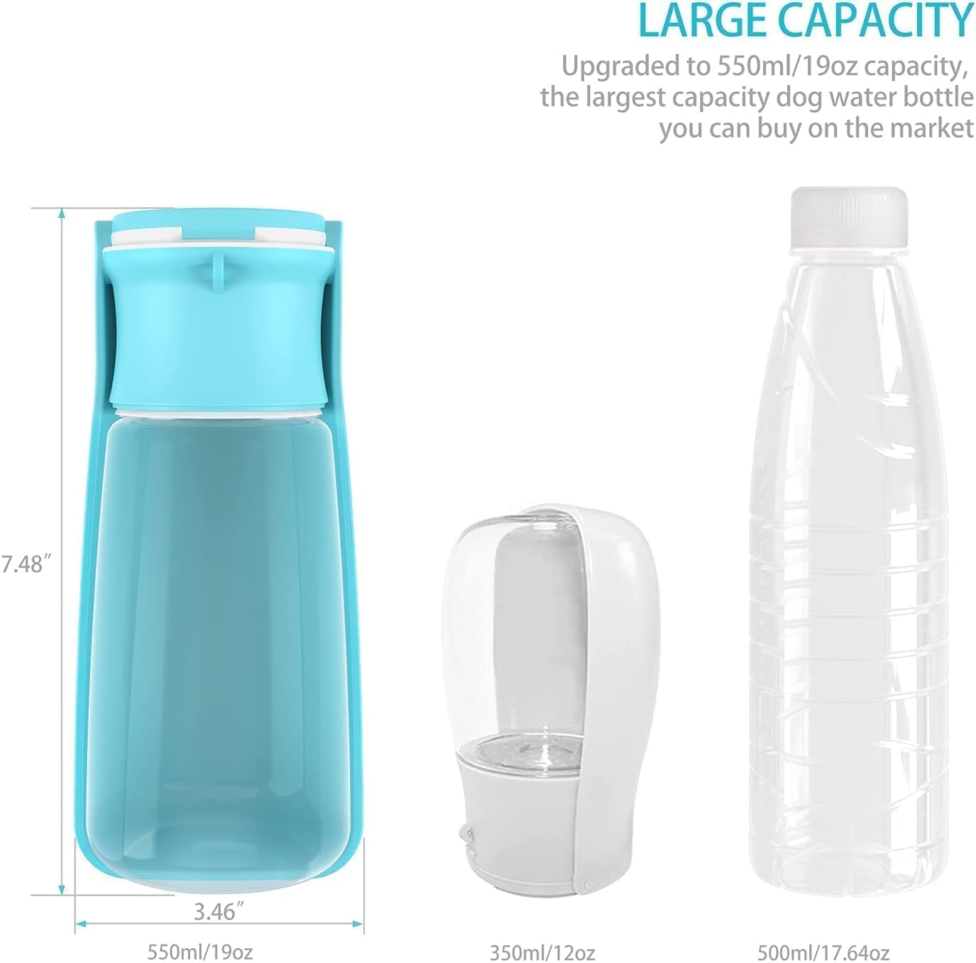 Detalle 2 de Trinkflasche Hunde 550ml