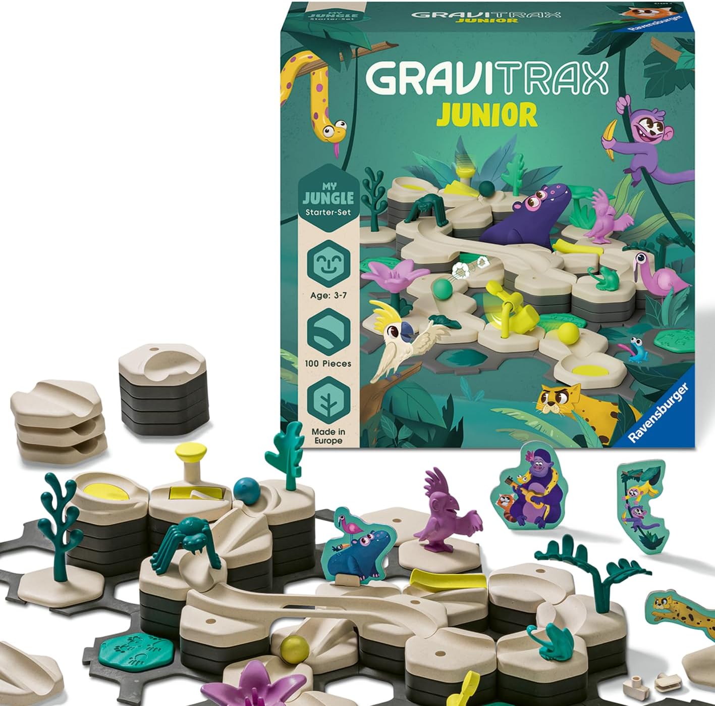 Detalle de Ravensburger GraviTrax Junior Murmelbahn 3 Jahre 🎲