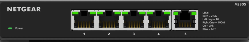Detalle de Netgear MS305 5-Port Switch