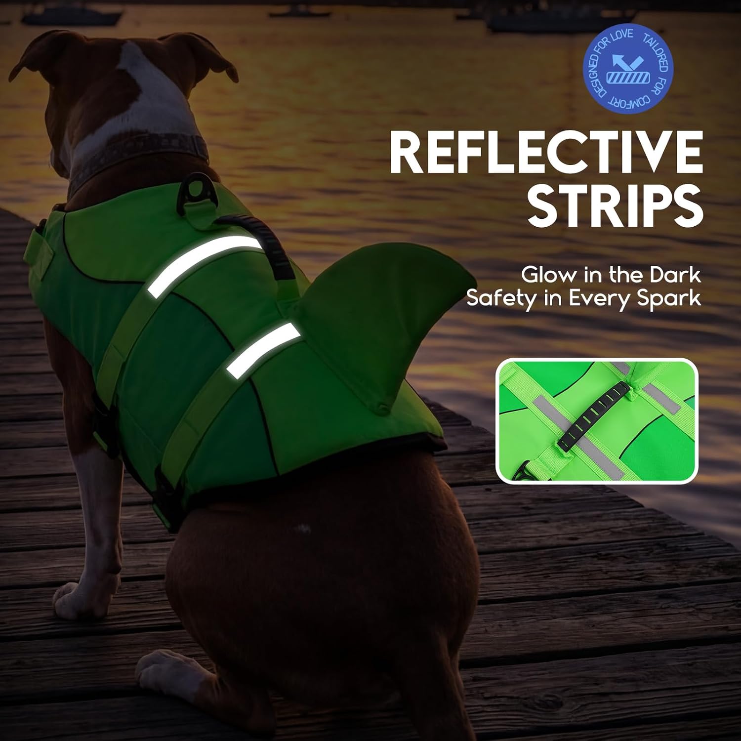 Thumbnail 6 de ASENKU Giubbotto Salvagente per Cani: sicurezza, supporto e visibilità per ogni avventura acquatica