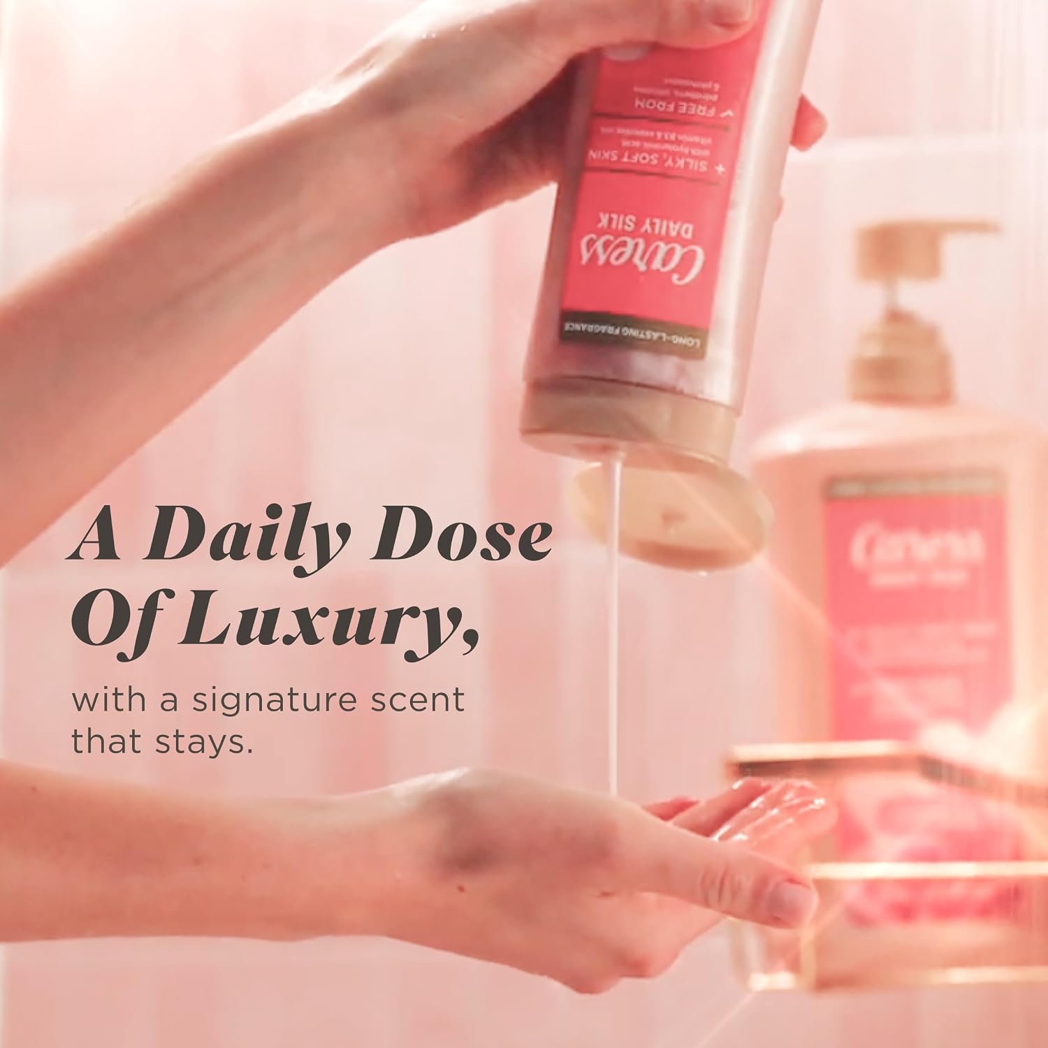 Detalle 2 de Caress Daily Silk Body Wash, White Peach & Orange Blossom, 20 fl oz, 4 Pack