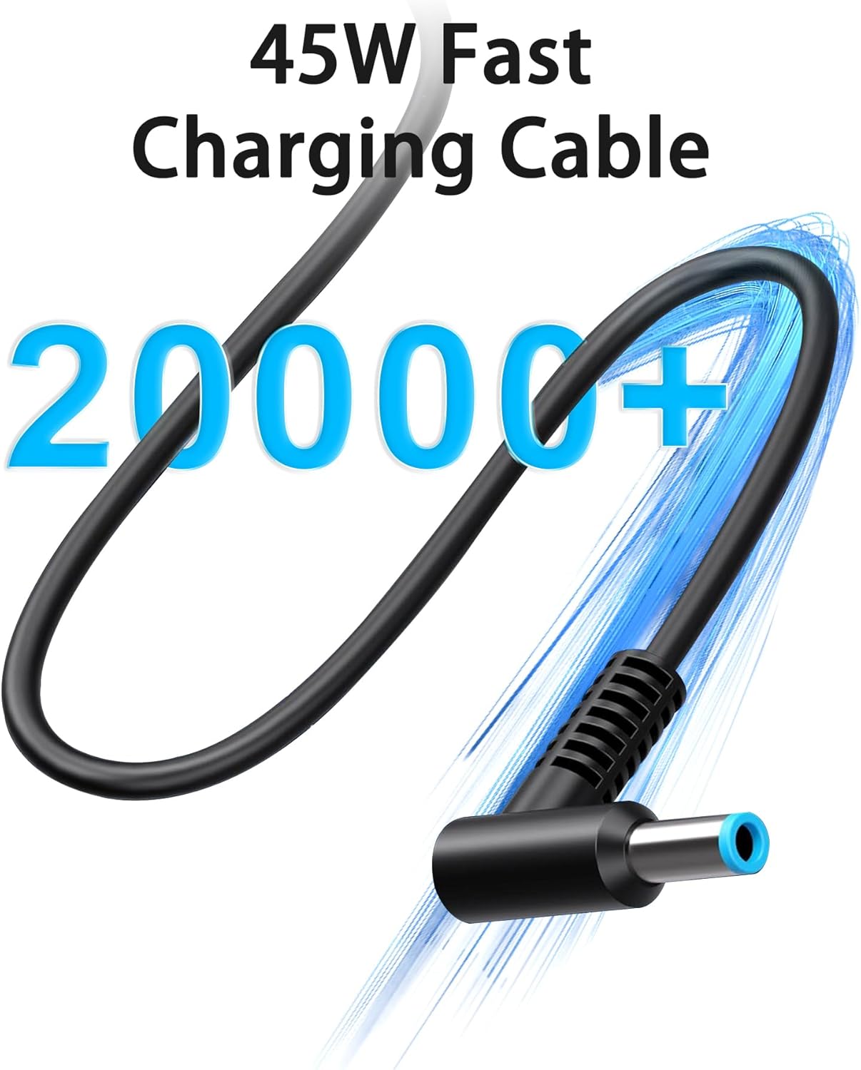 Detalle 2 de YOBVTBF 45W Laptop Charger — Compatible with HP Pavilion, EliteBook, and more