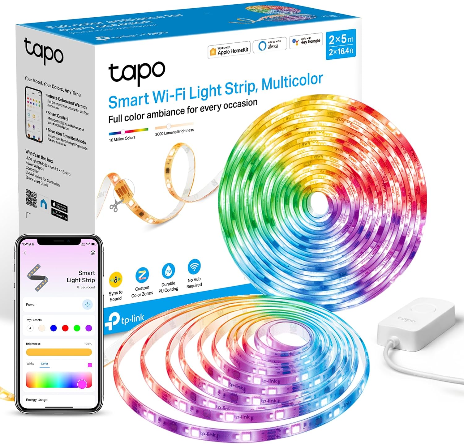 Detalle 2 de Tapo L900-10 10m LED strip light