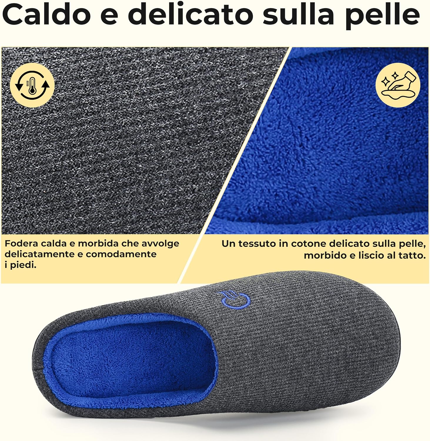 Detalle de Mishansha Pantofole unisex memory foam comode e antiscivolo