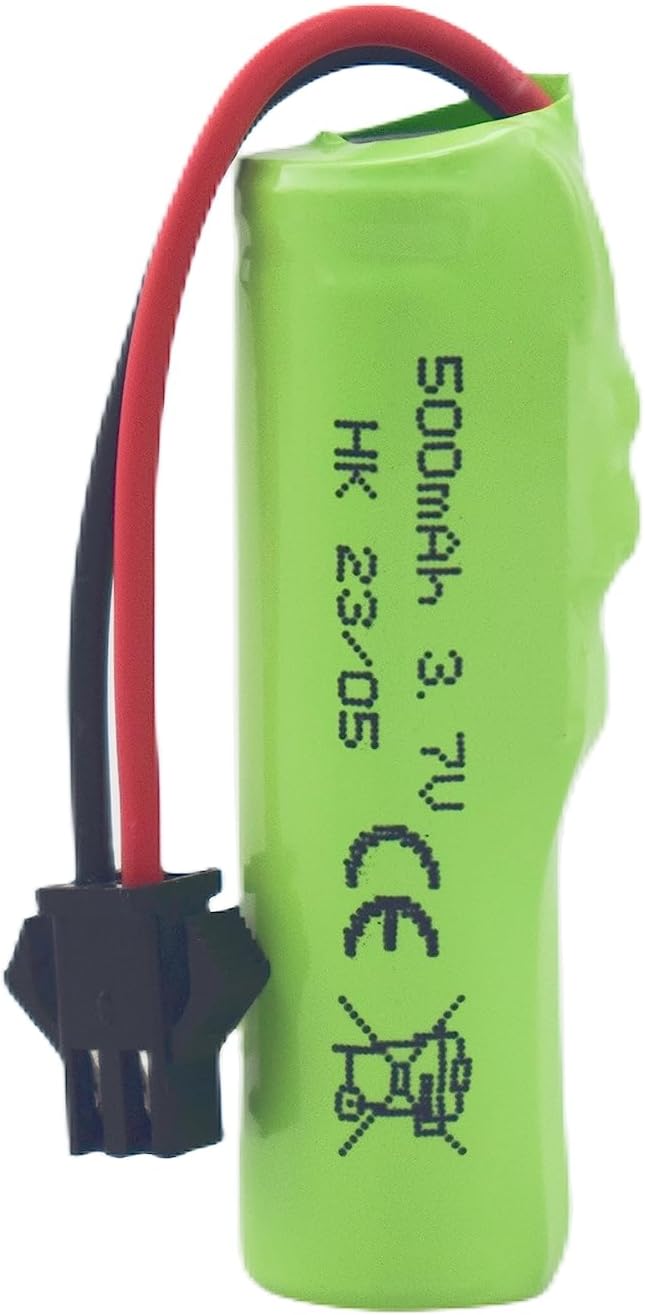 Detalle 2 de ZYGY 5er Pack 3,7V 500mAh LiPo-Batterien + 5-in-1-Ladegerät für DE35, DE38, DE40, DE44, DE55, TS201, TD202, TD161, DE50, TB202, TB201, TM201, TM202, TC141, DE84