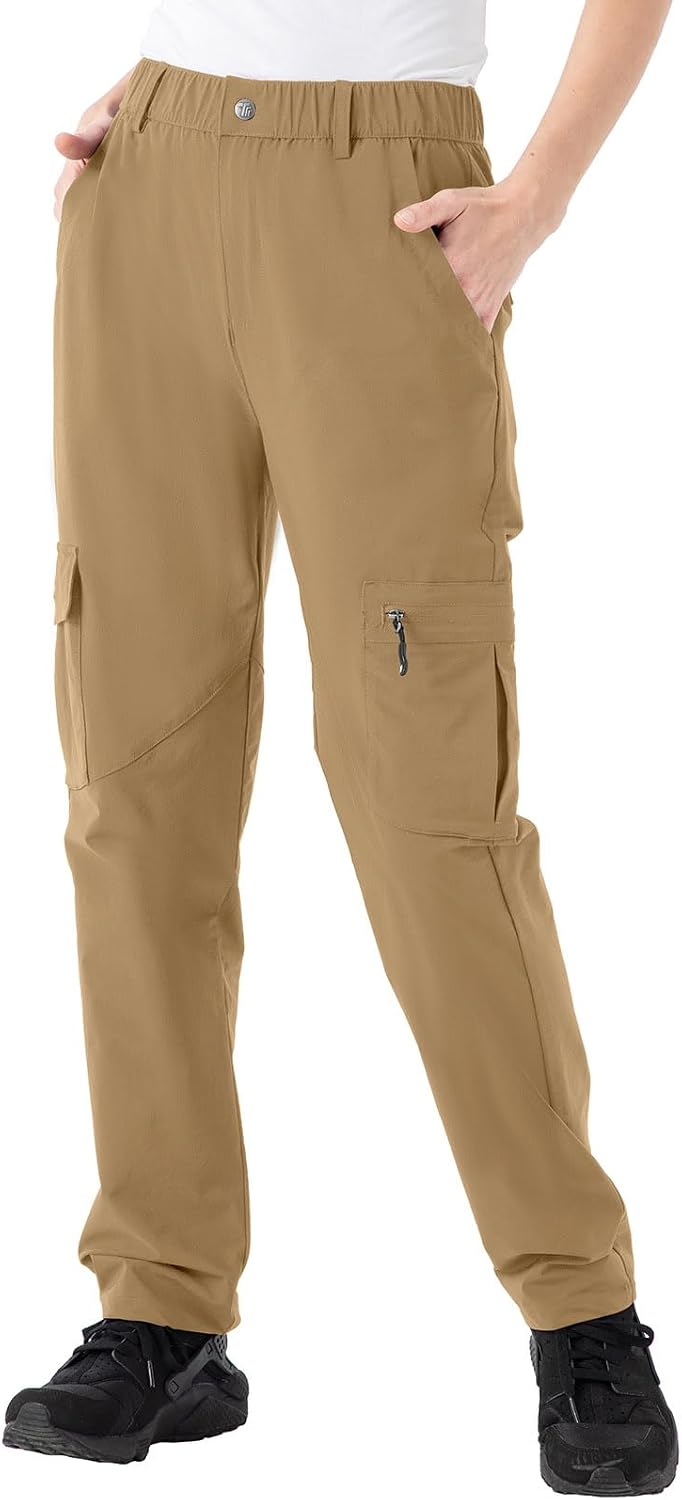 Thumbnail 6 de JHMORP Women's Hiking Cargo Pants, Lightweight Stretch, Water-Resistant, UPF 50+