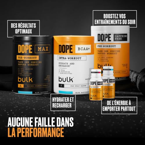 Thumbnail 7 de Bulk Poudre Pré-Workout Dope, Blue Framboise – énergie intense et concentration pour vos séances