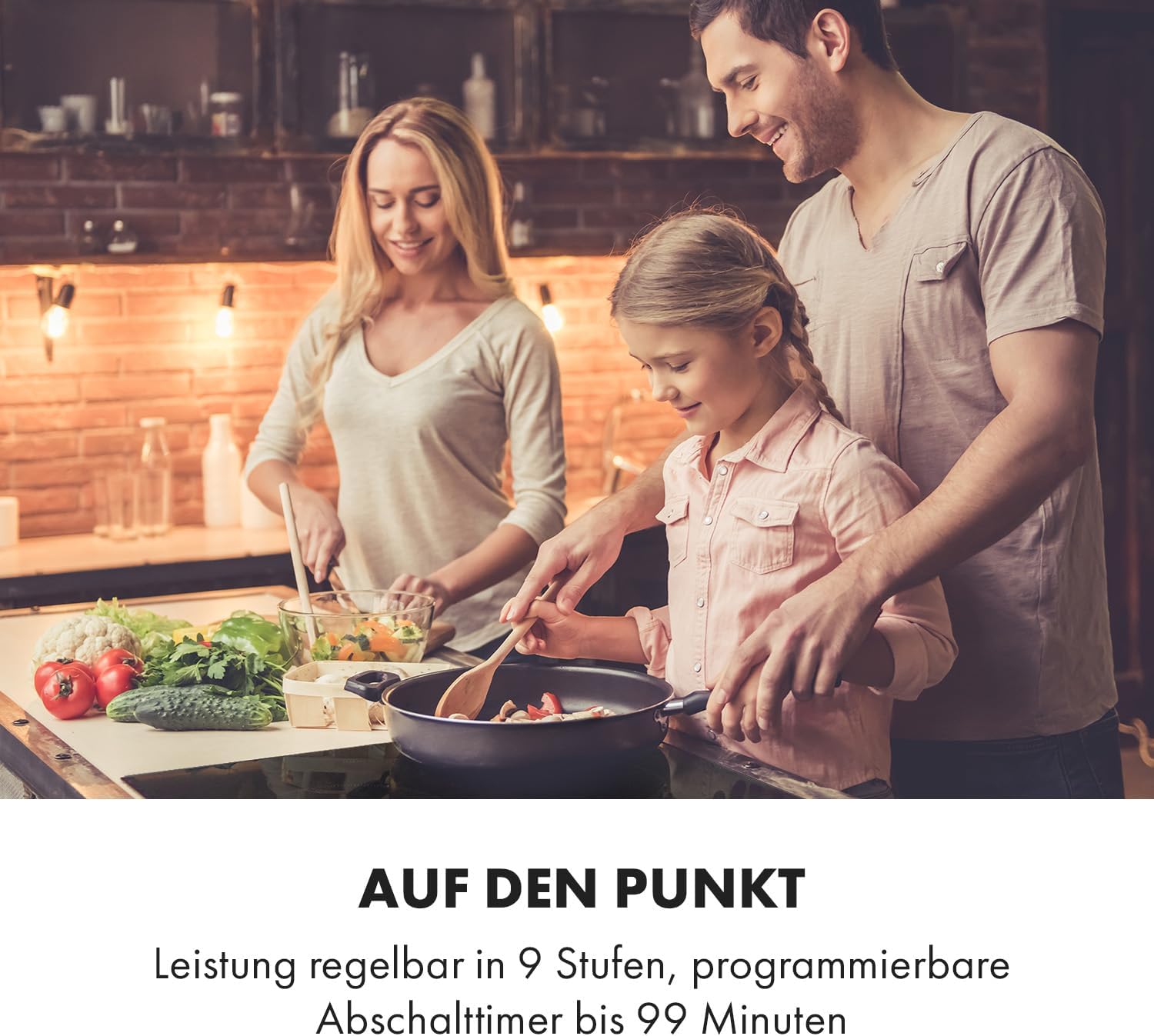 Detalle de Klarstein Delicatessa 90 Hybrid inductiekookplaat, 5 zones en flexzone