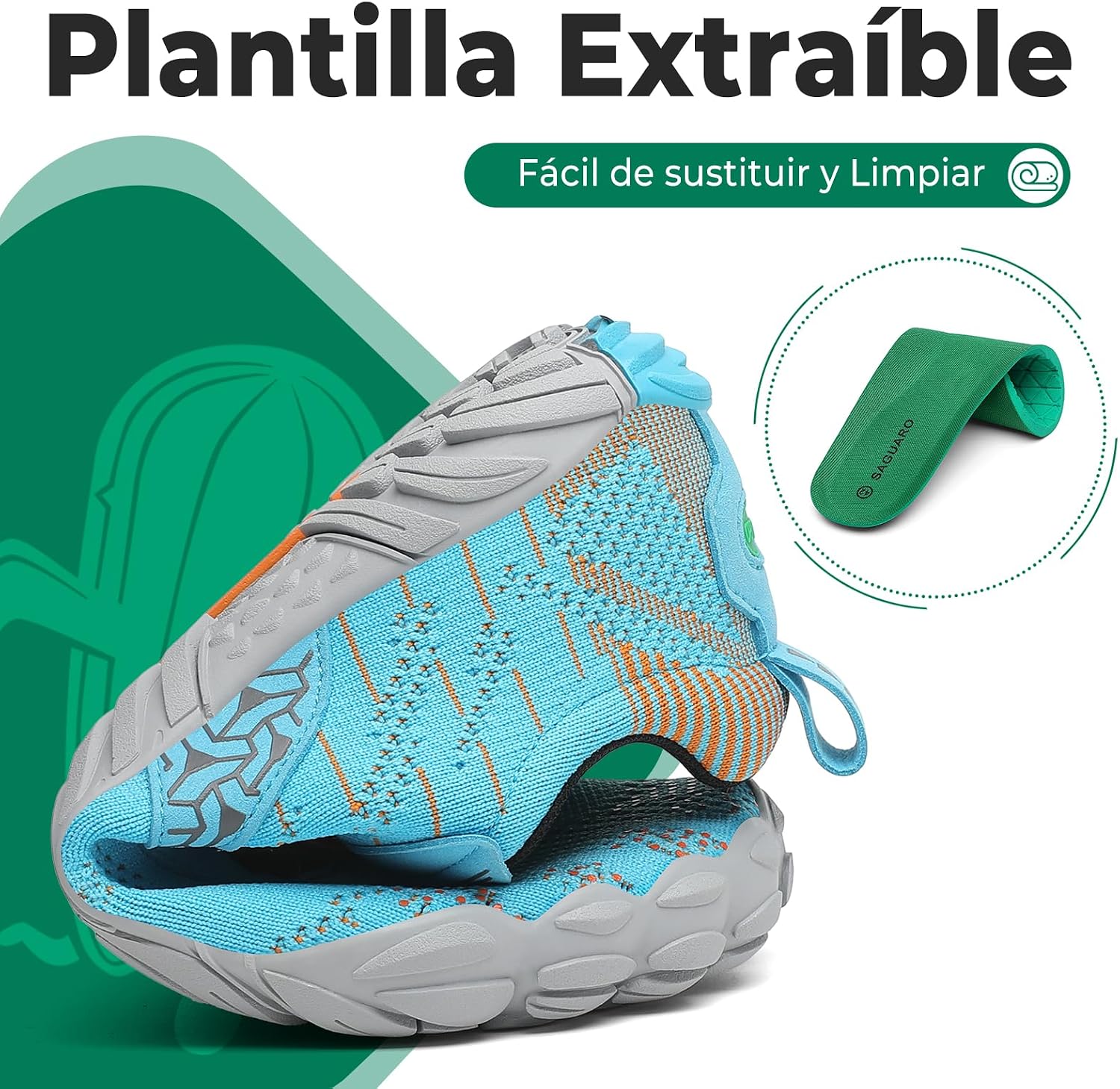 Thumbnail 5 de SAGUARO Punto Barefoot Zapatillas Minimalistas 36-48