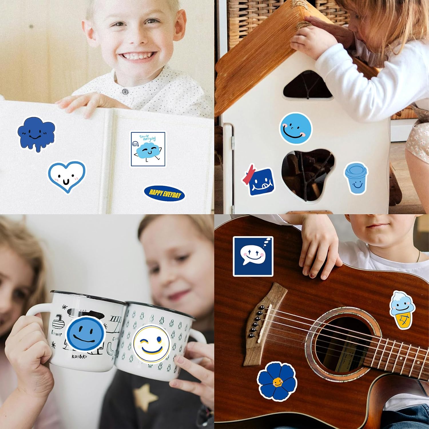 Detalle 2 de Sanyeyufeng Vinyl Stickers, 50-Pack