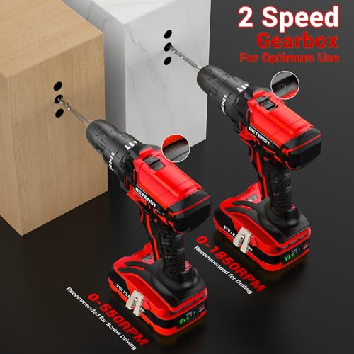 Detalle de BETENST Avvitatore a Batteria 21V: Potenza, versatilità e praticità per il fai-da-te