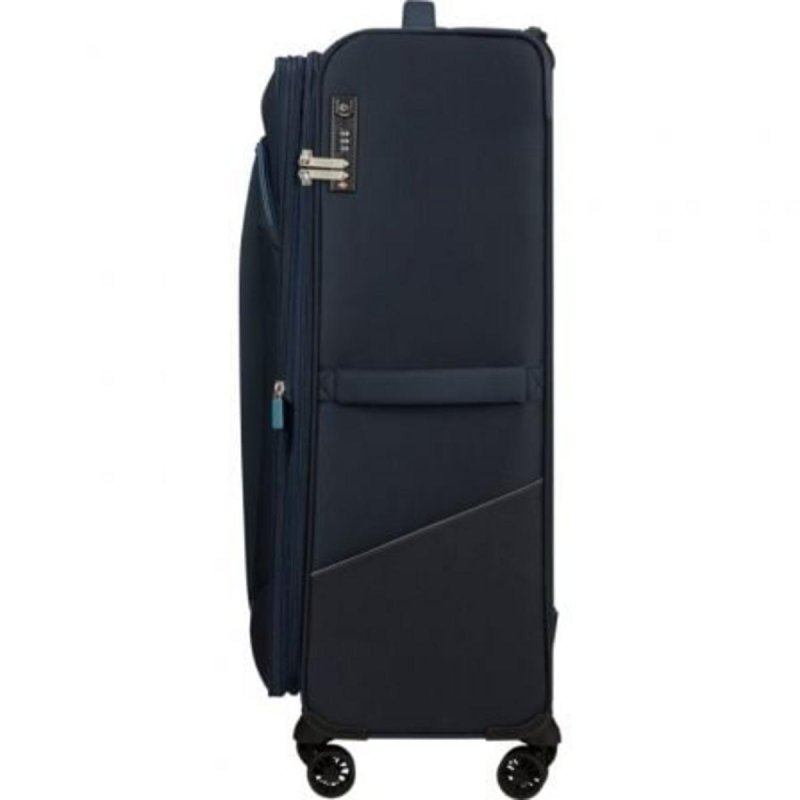 Detalle de Maleta American Tourister SummerRide 80 cm Azul Marino 111 L TSA Expandible 4 Ruedas