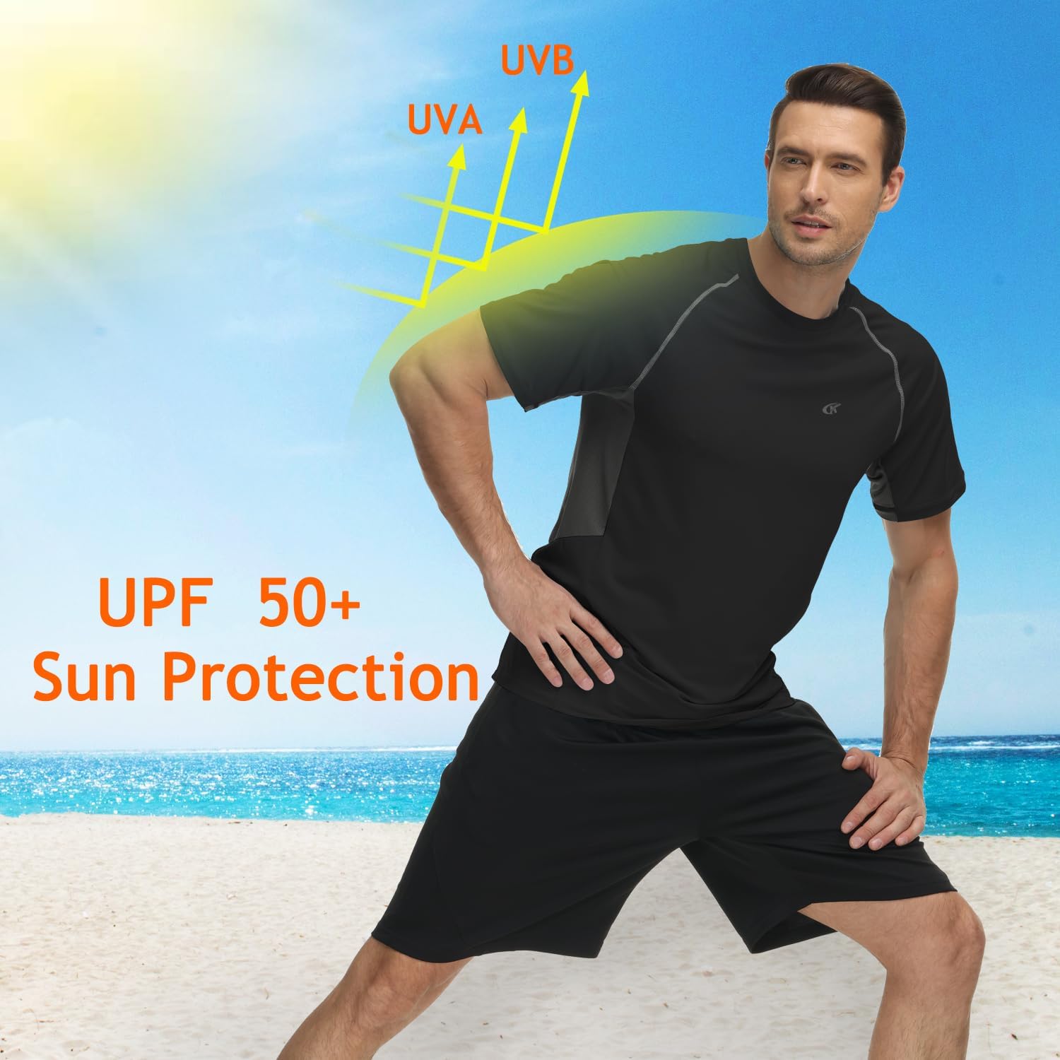 Thumbnail 2 de Huayuzh Men's Rashguard UPF 50+