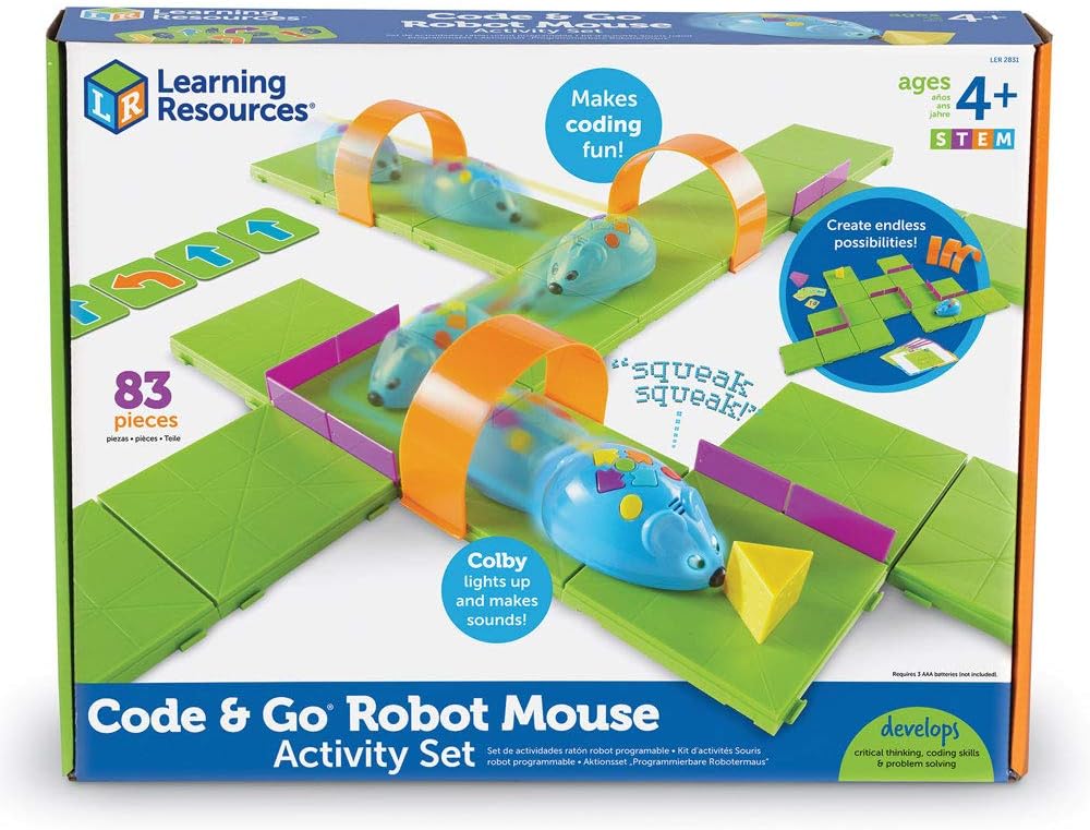 Thumbnail 5 de Learning Resources Set di attività Topolino Robot Code & Go per bambini dai 4 anni