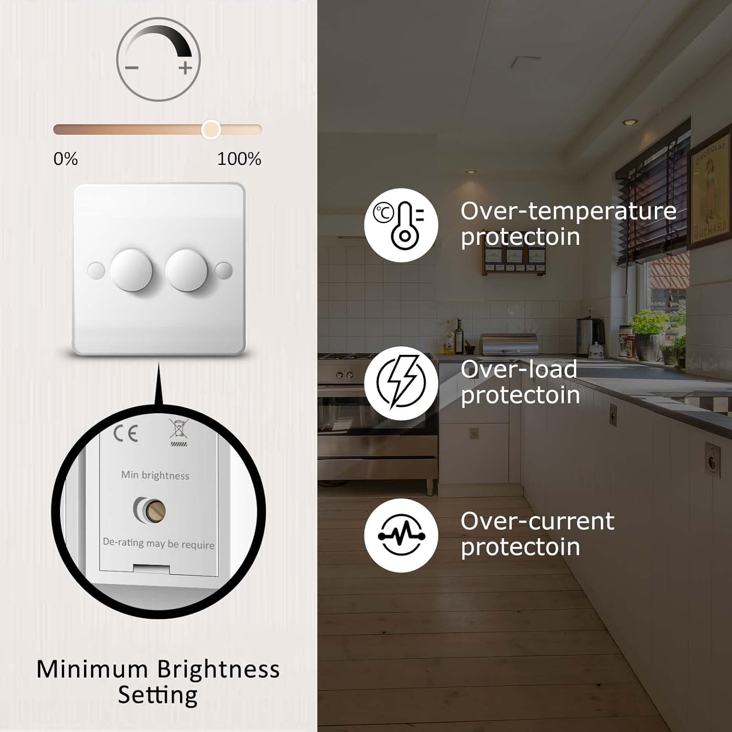 Thumbnail 1 de LEDVIA LED Dimmer Switch 3-150W