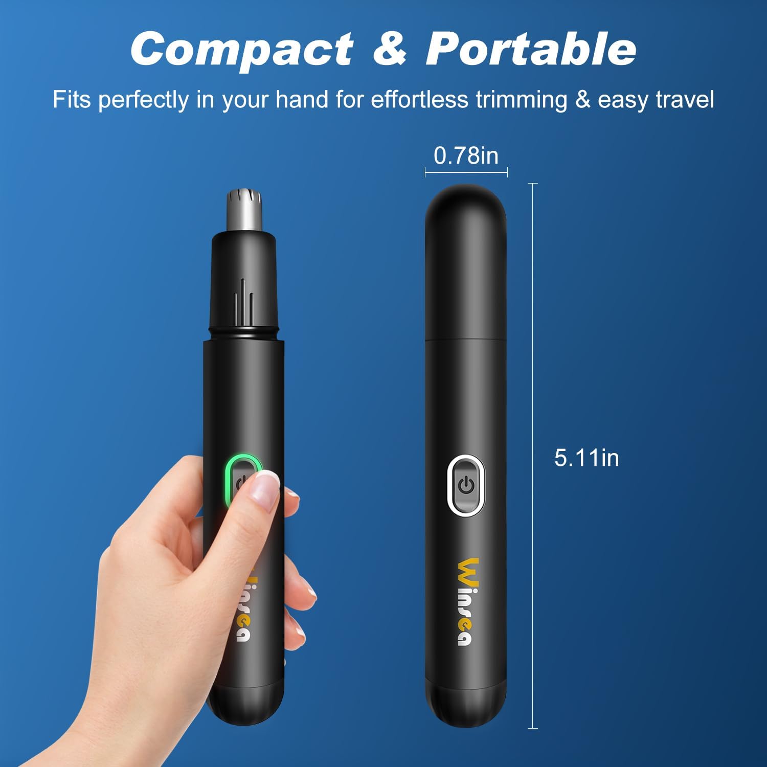 Detalle 2 de Winsea Precision Nose Hair Trimmer 8000 RPM