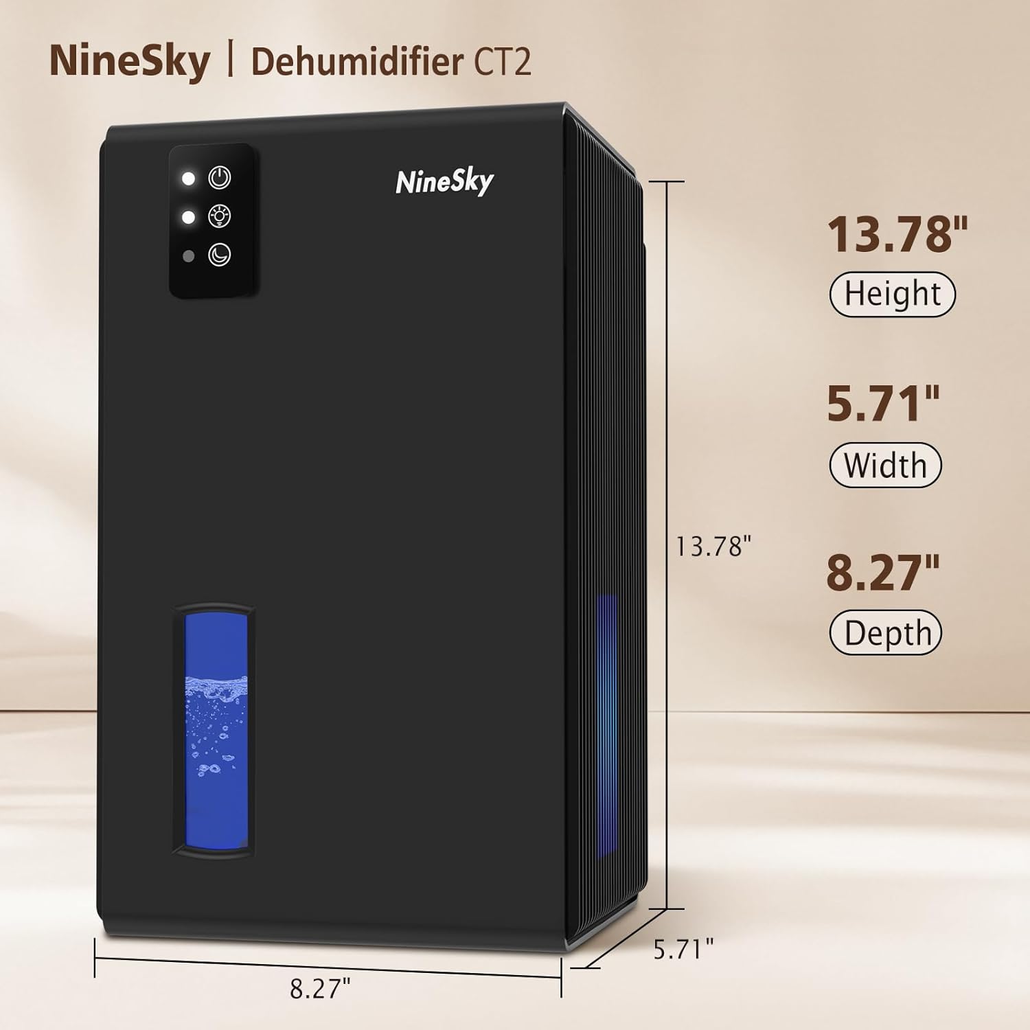 Detalle 2 de NineSky Dehumidifier, 95 oz